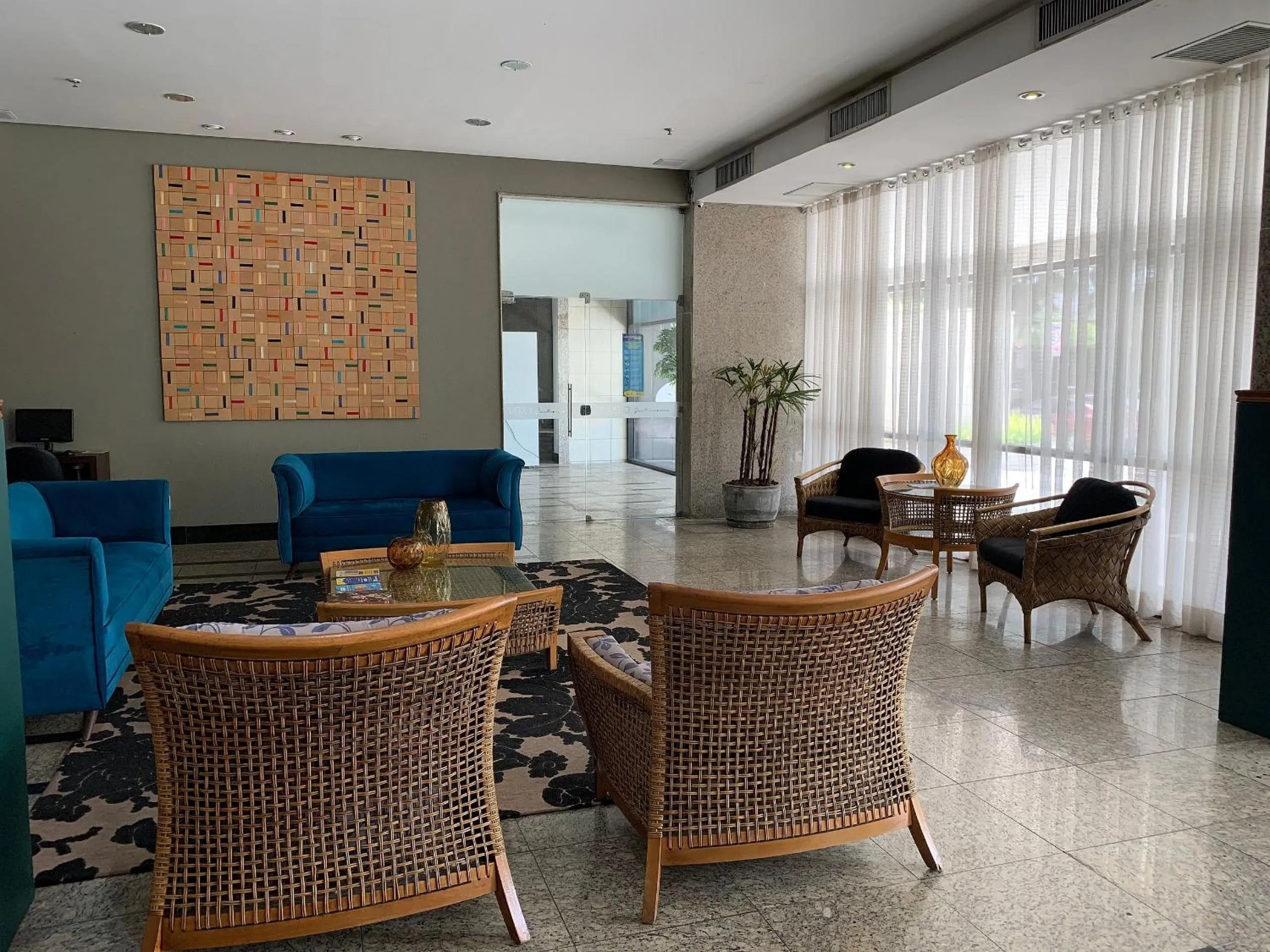 Lobby or reception in Flat no Condomínio Metrópolis - Ilha do Leite