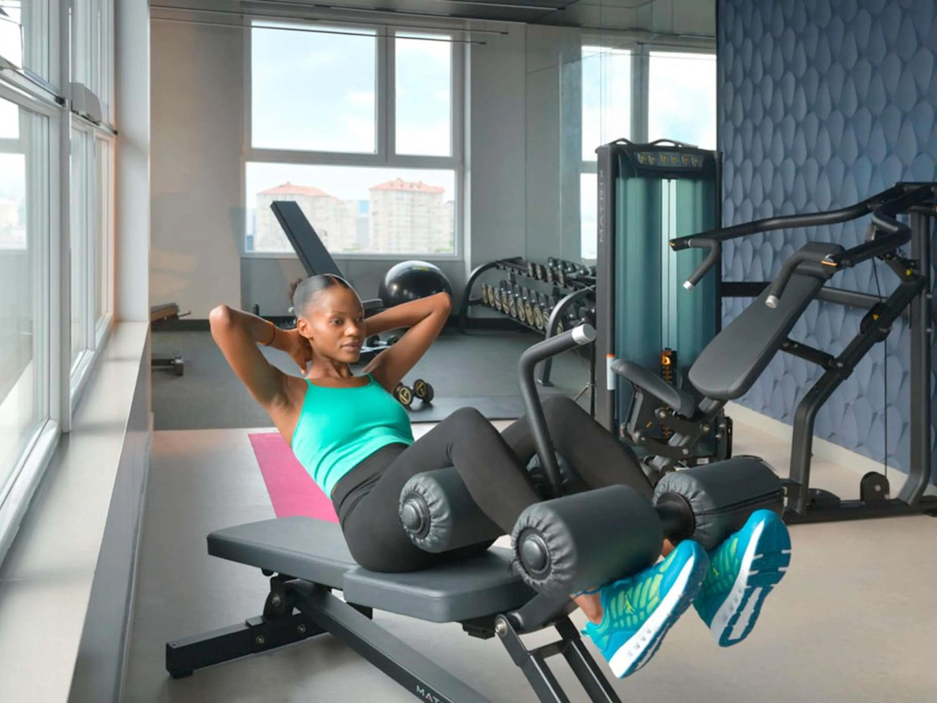 Fitness centre/facilities in Novotel Kinshasa La Gombe