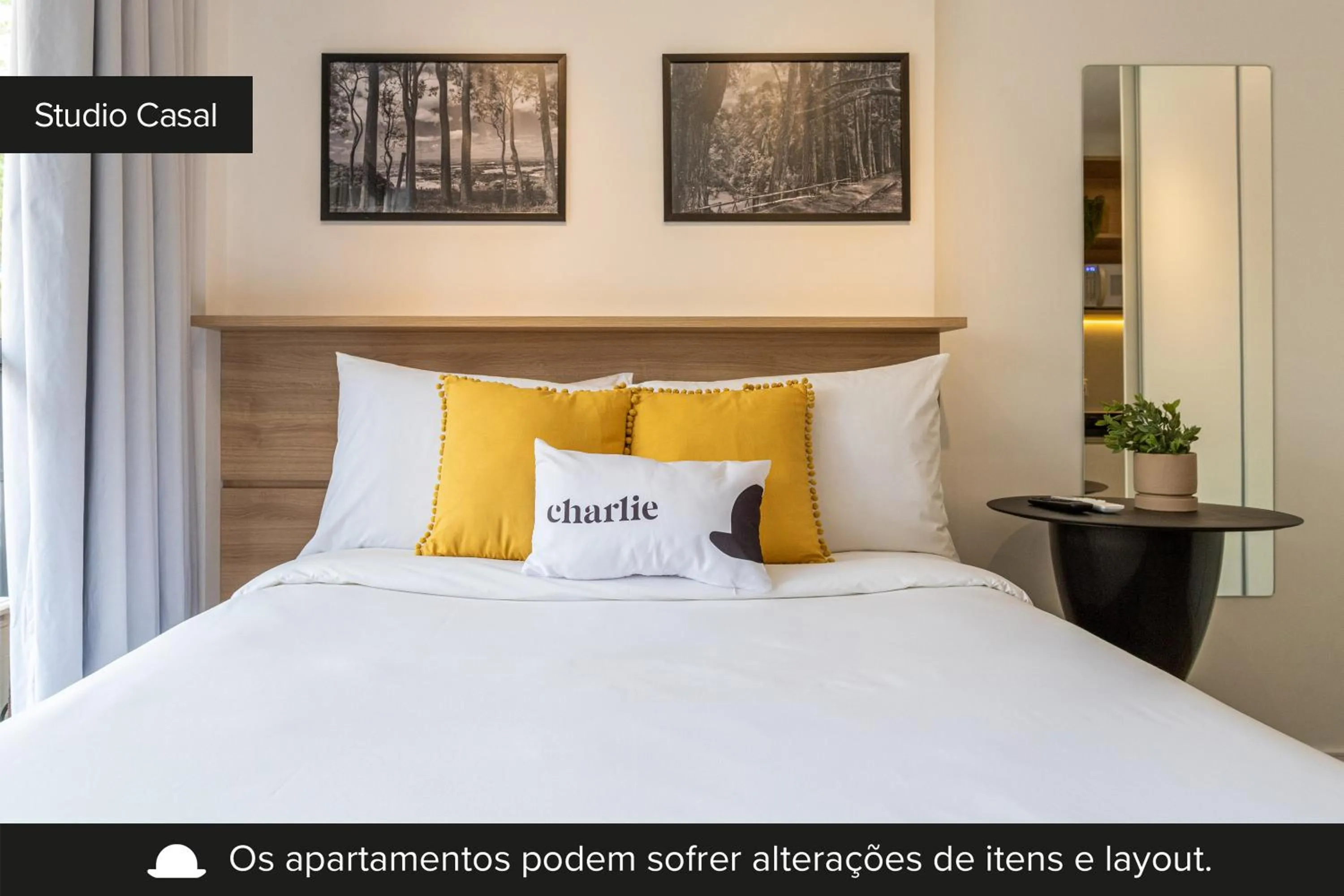 Bed in Smart Charlie Parque Augusta Mackenzie