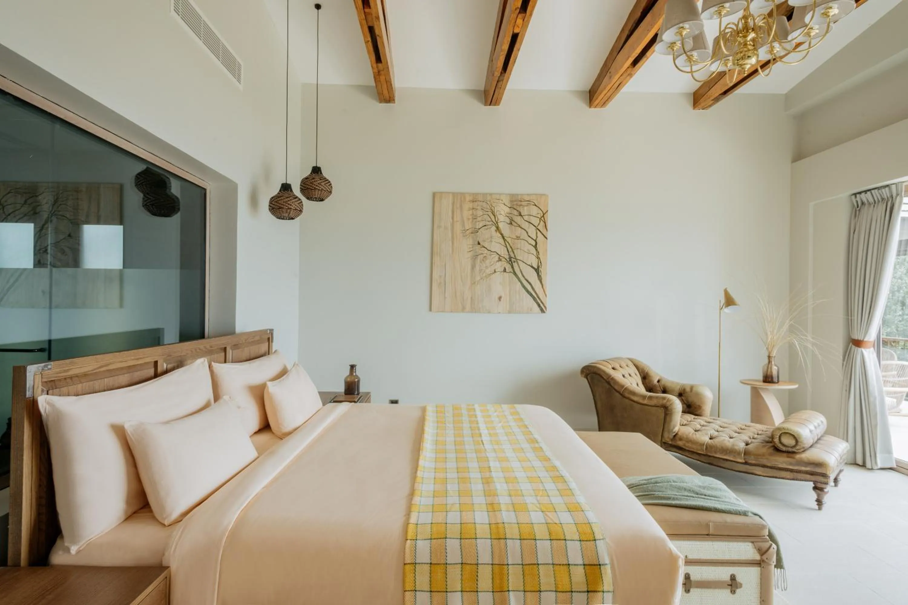 Bed in Ngorongoro Lodge member of Melia Collection - The Leading Hotels of the World