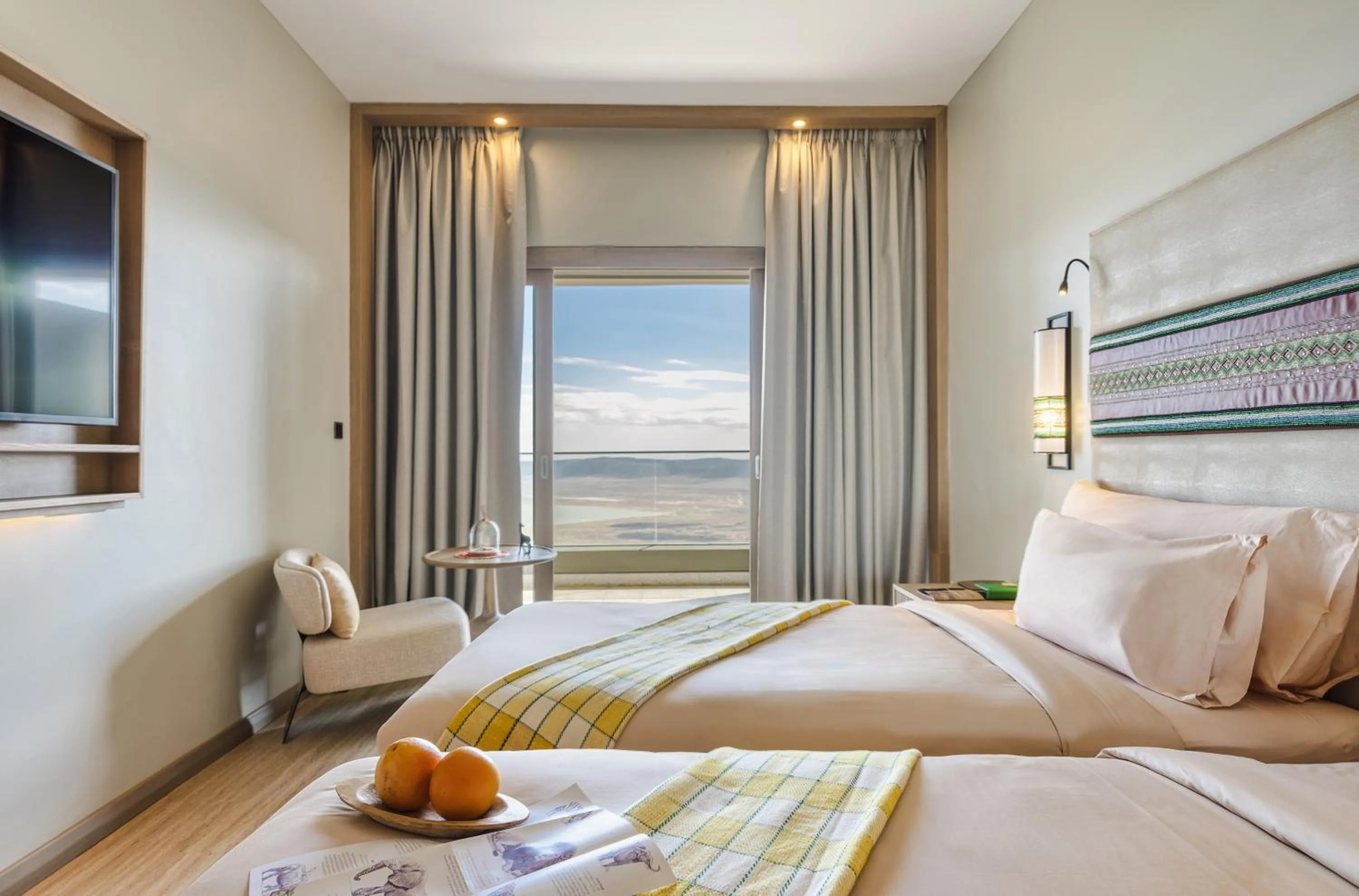 Bed in Ngorongoro Lodge member of Melia Collection - The Leading Hotels of the World