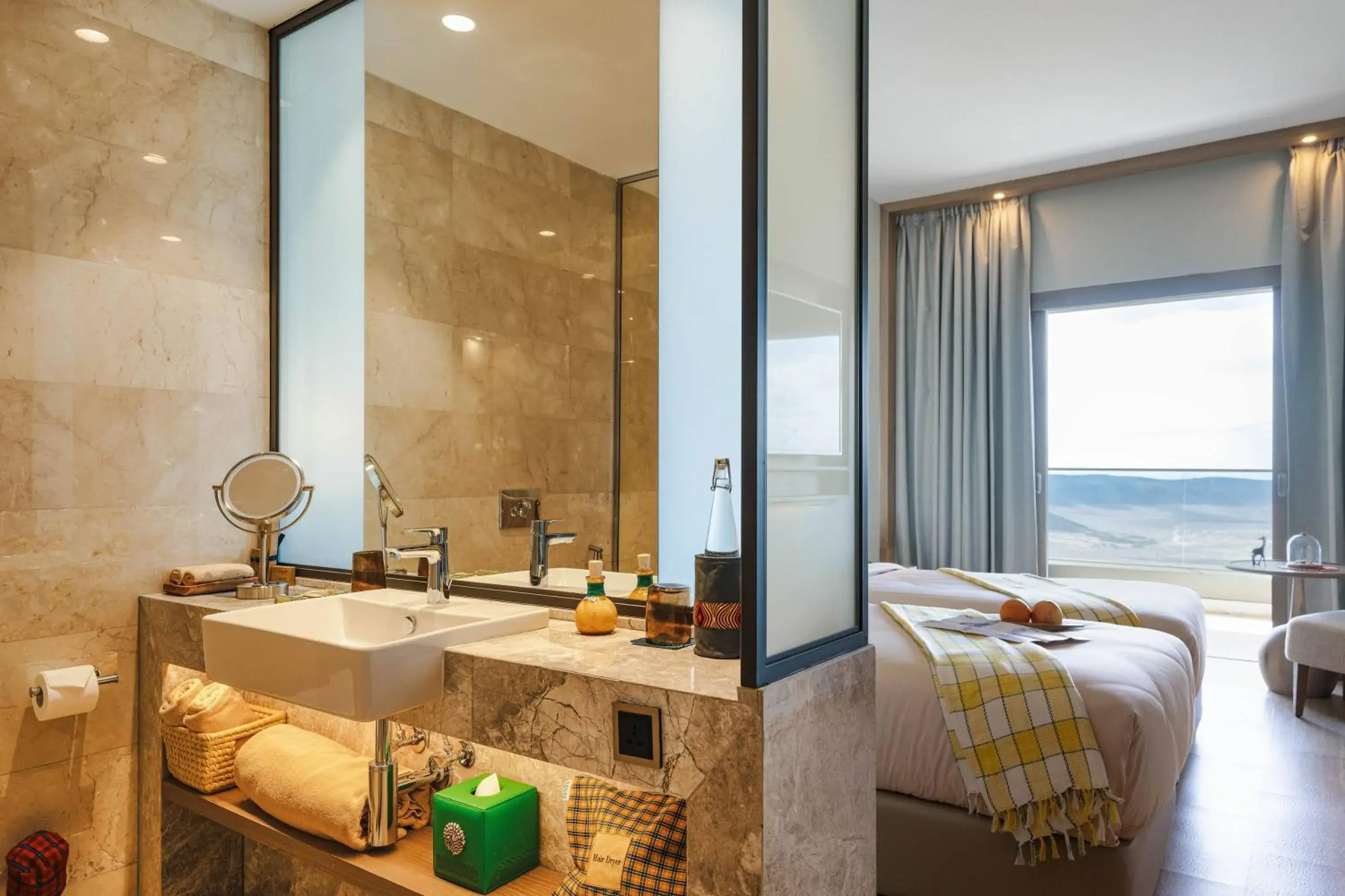 Bed in Ngorongoro Lodge Meliá Collection Bed in Ngorongoro Lodge Meliá Collection