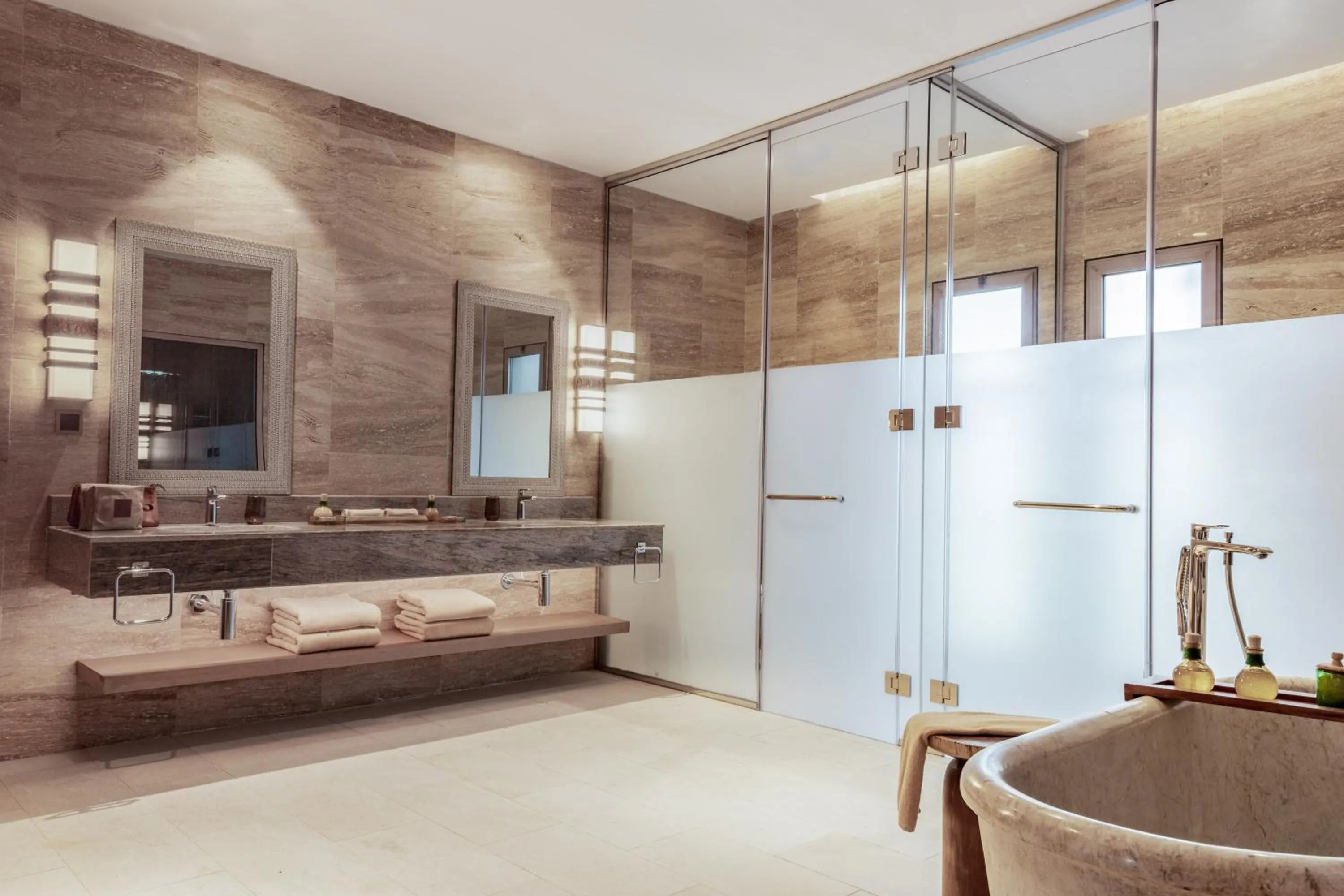 Bathroom in Ngorongoro Lodge member of Melia Collection - The Leading Hotels of the World