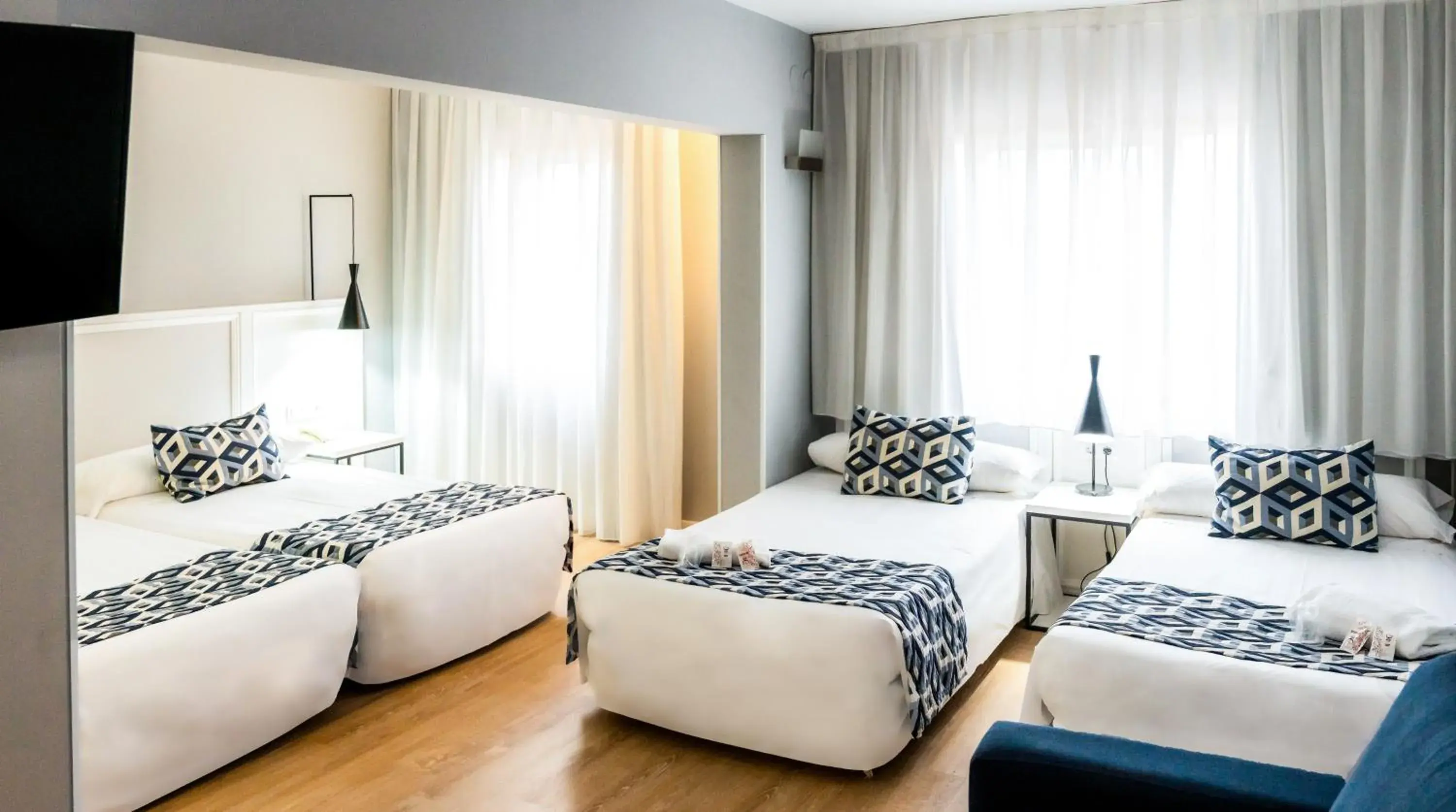 Bed in Hotel Beleret Bed in Hotel Beleret