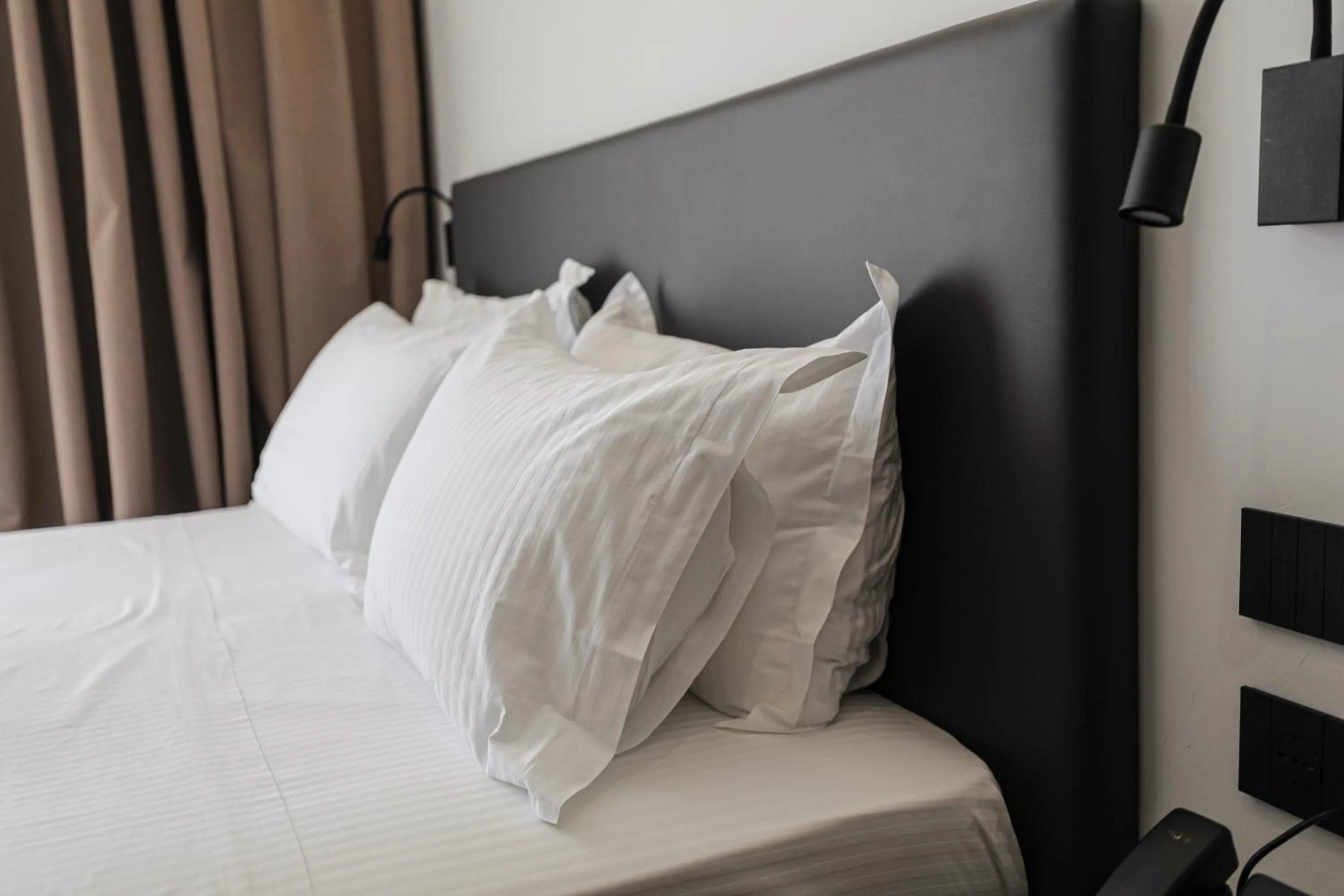 Bed in Black Diamond Hotel Dhermi