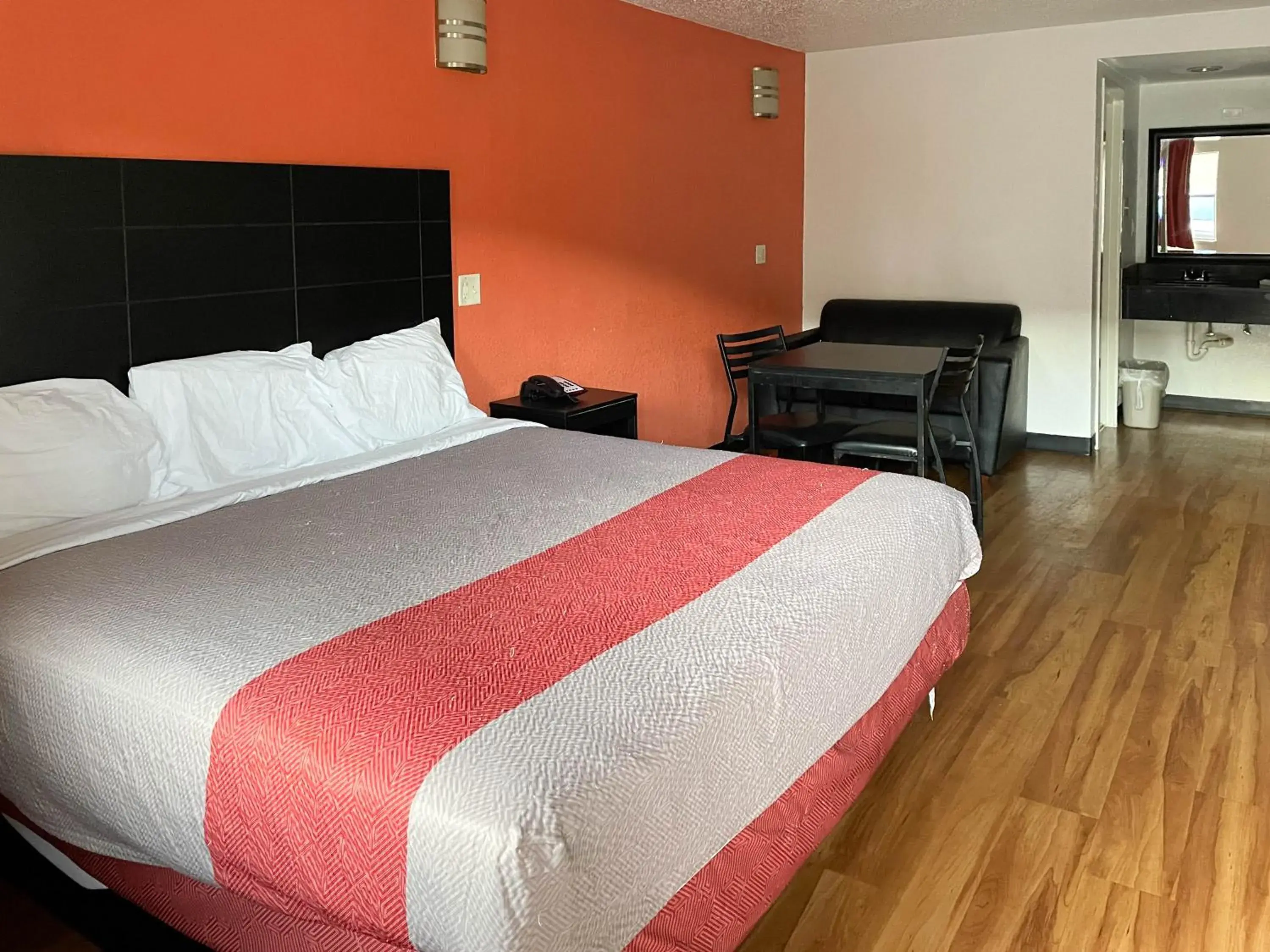 Bedroom, Bed in Studio 6 Houston TX Brookhollow Bedroom, Bed in Studio 6 Houston TX Brookhollow