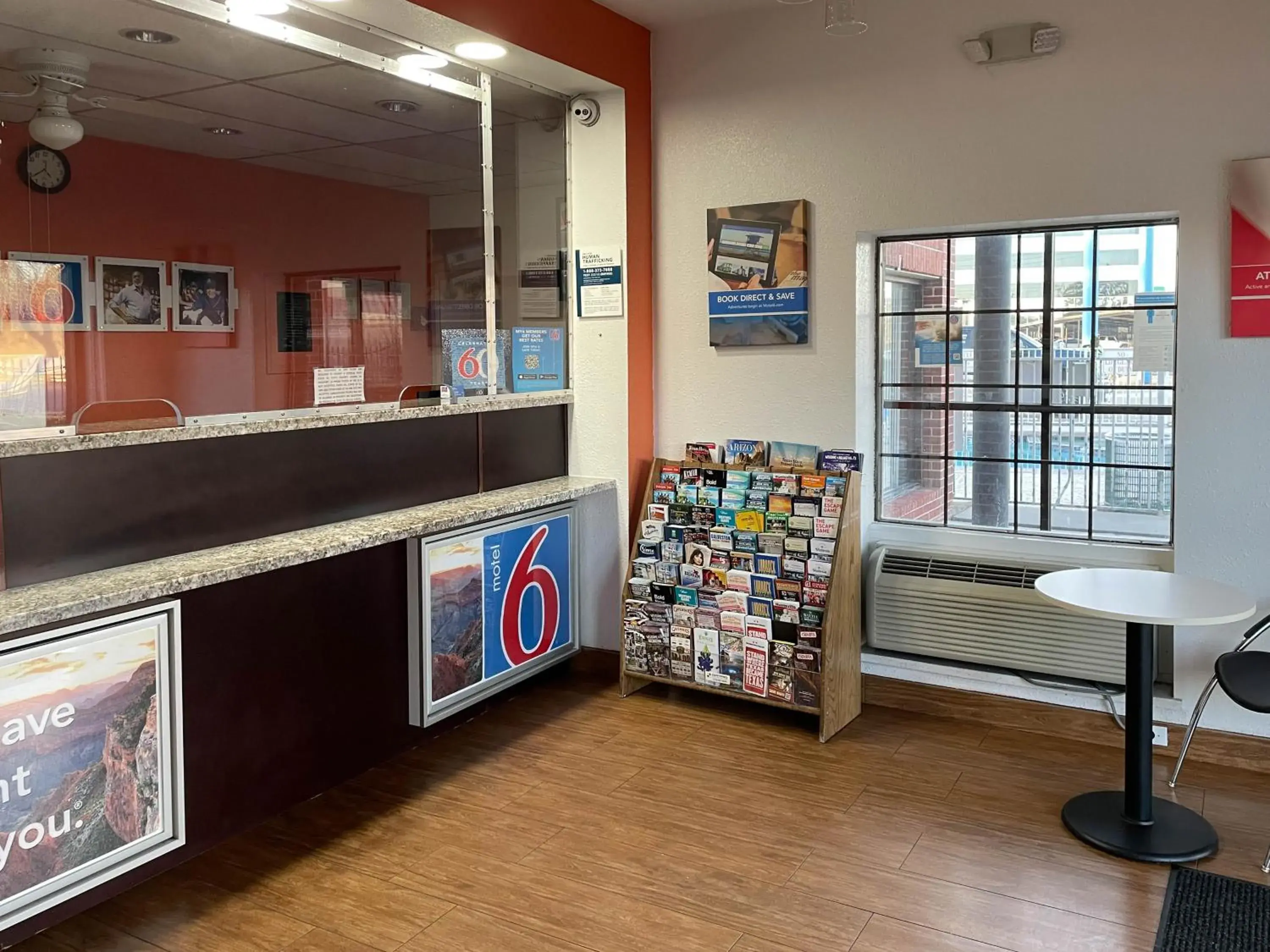 Lobby or reception in Studio 6 Houston TX Brookhollow Lobby or reception in Studio 6 Houston TX Brookhollow