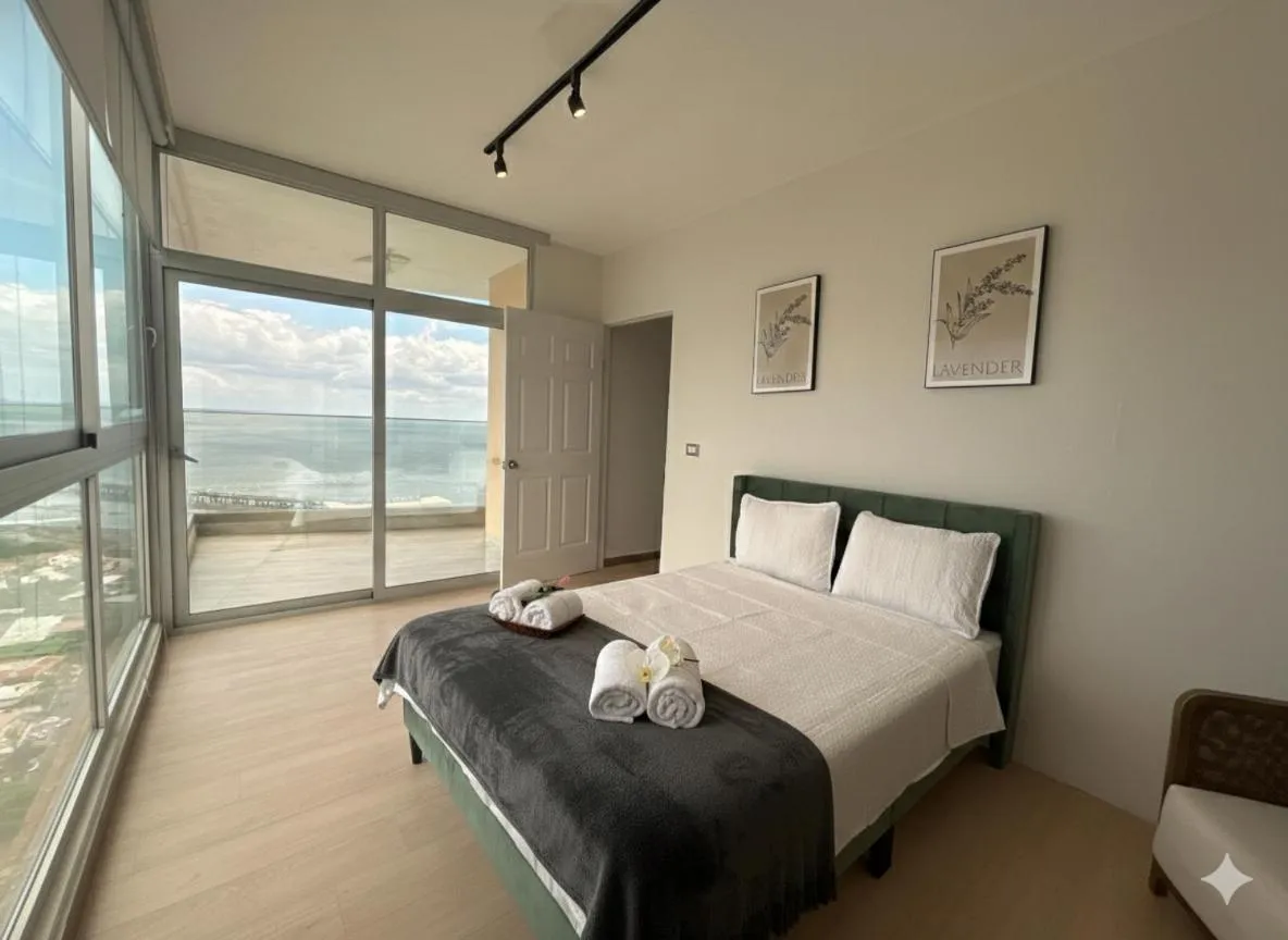 Bedroom, Bed in Boutique Apartments Panamá Coco del Mar