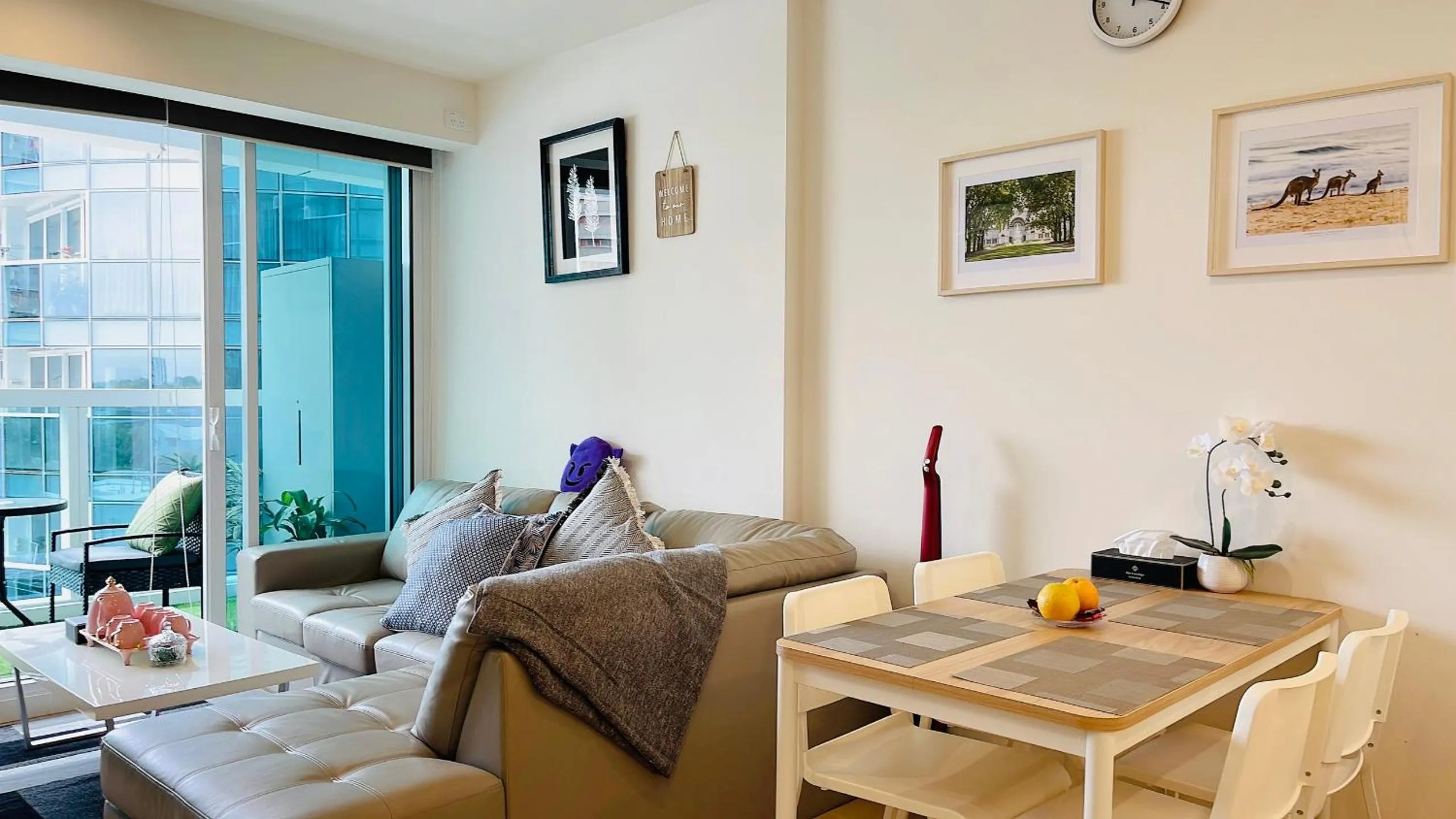 Living room in Sweet Home Apartment North Melbourne