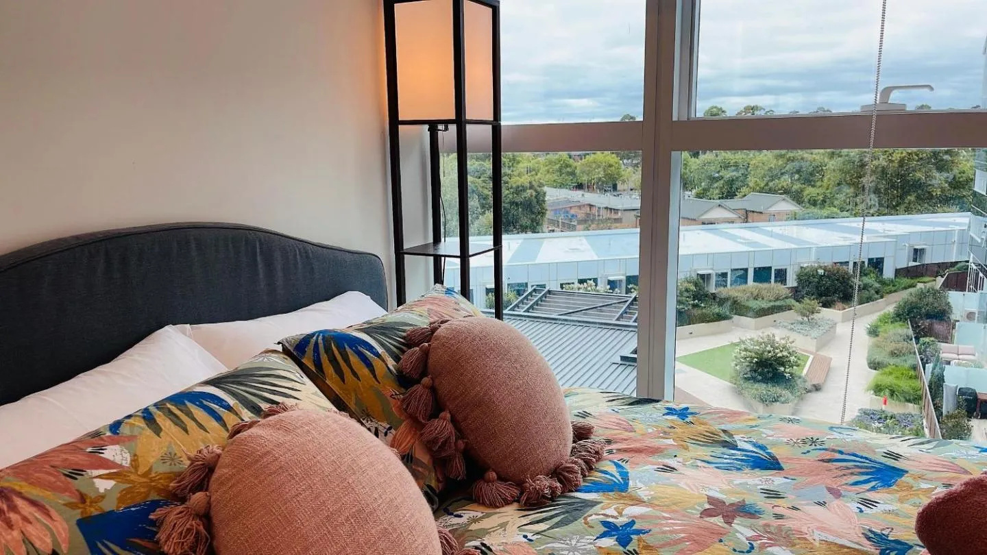Bedroom, Bed in Sweet Home Apartment North Melbourne