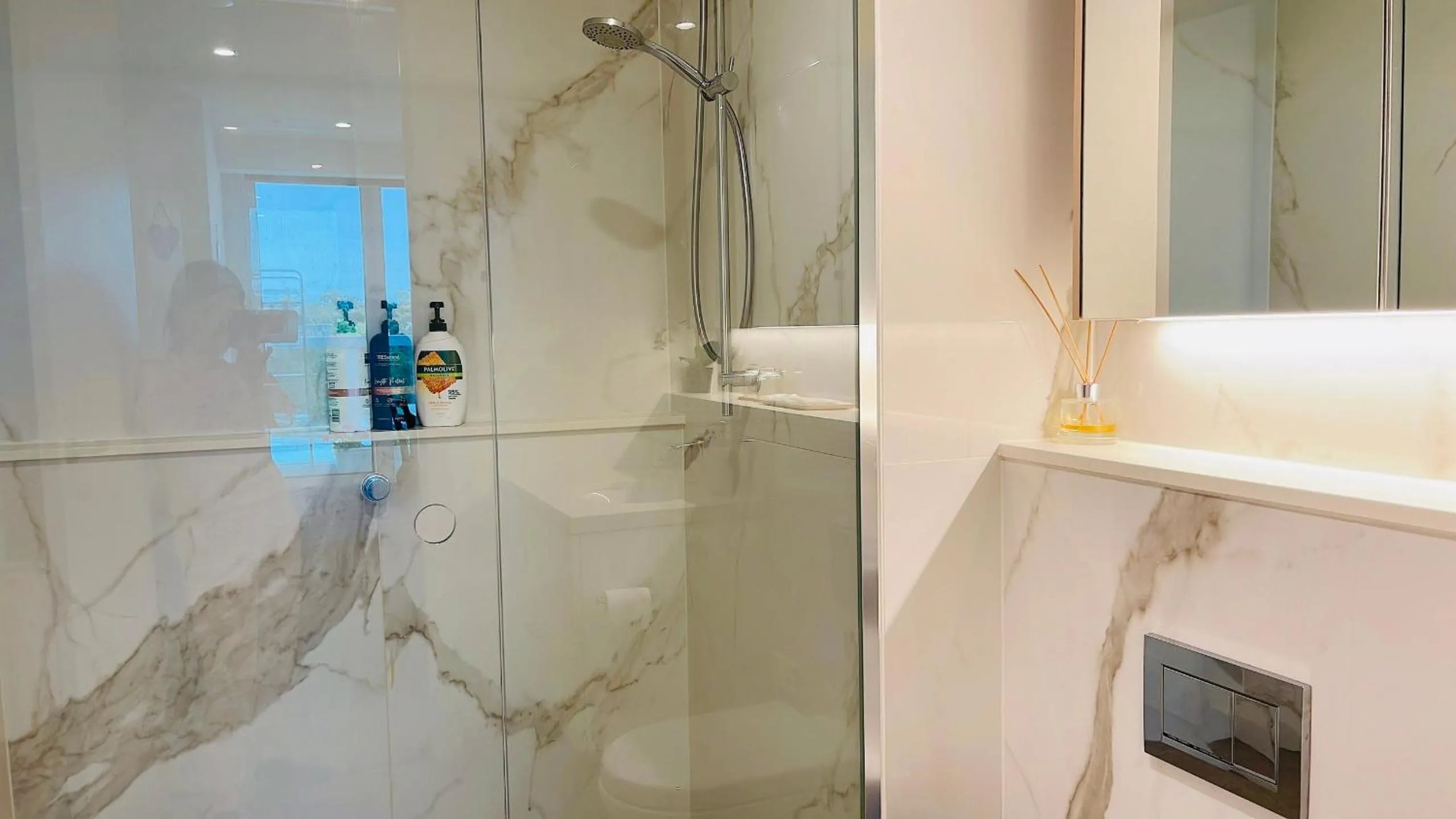 Shower in Sweet Home Apartment North Melbourne