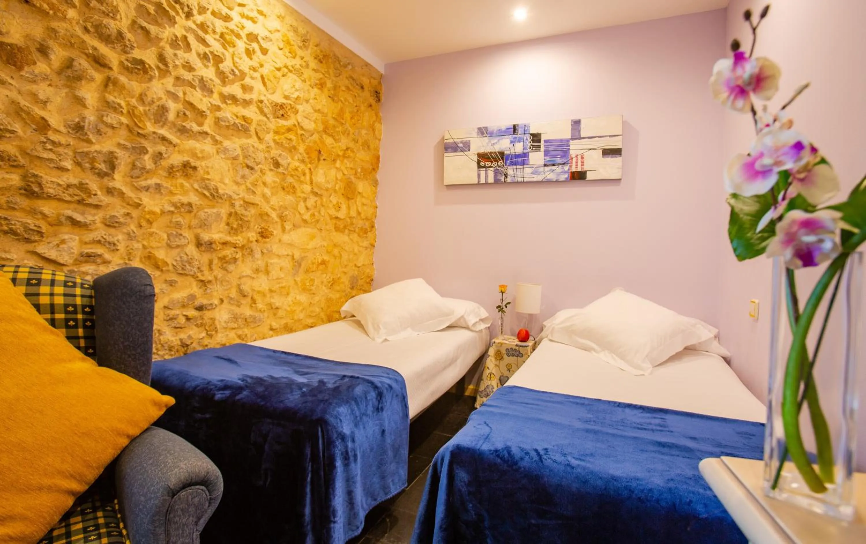 Bed in Hotel Palacio De La Viñona