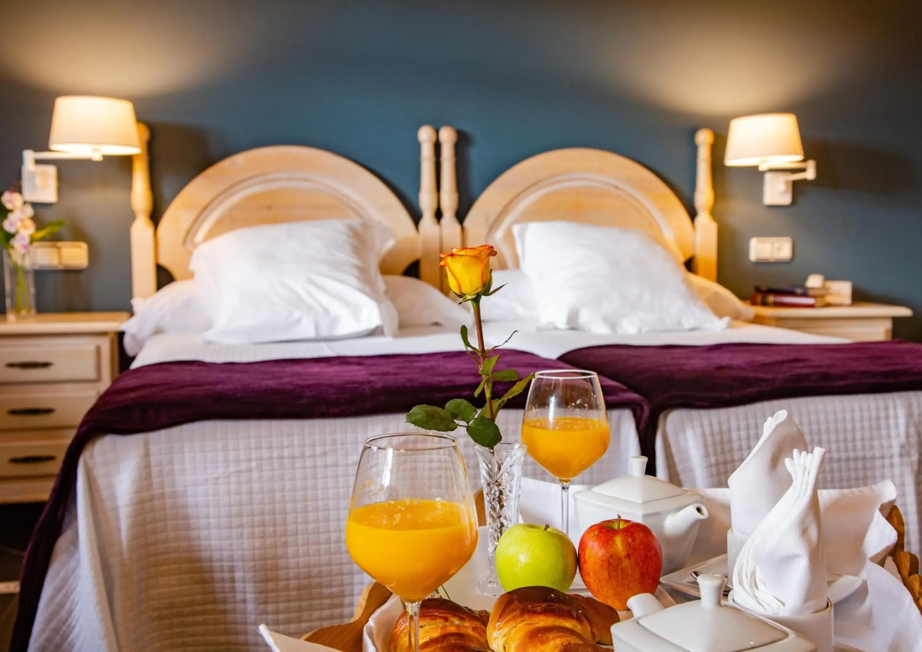 Double Room with Extra Bed (2 Adults + 1 Child) in Hotel Palacio De La Viñona Double Room with Extra Bed (2 Adults + 1 Child) in Hotel Palacio De La Viñona