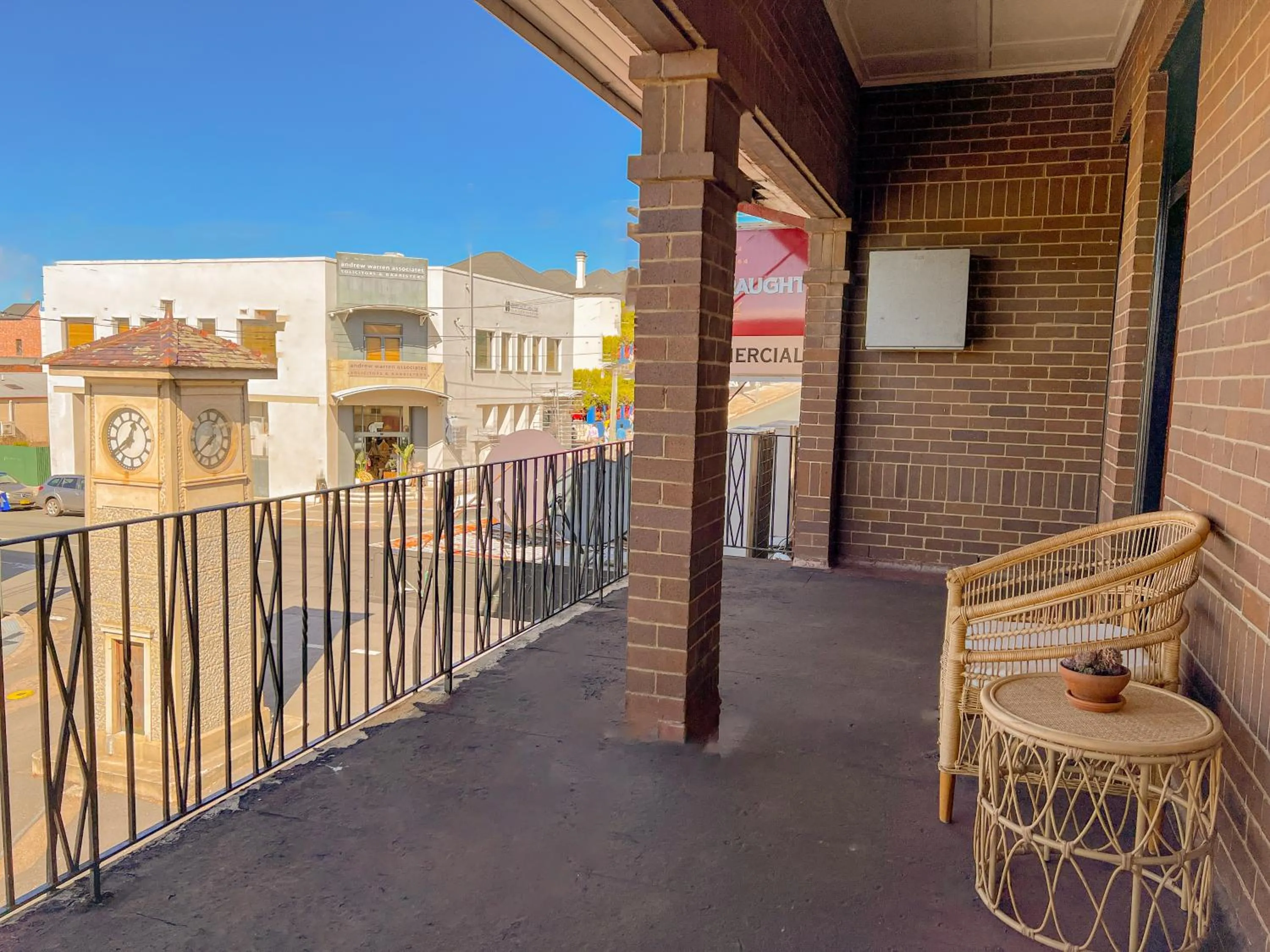 Balcony/Terrace in Commercial Hotel Bega