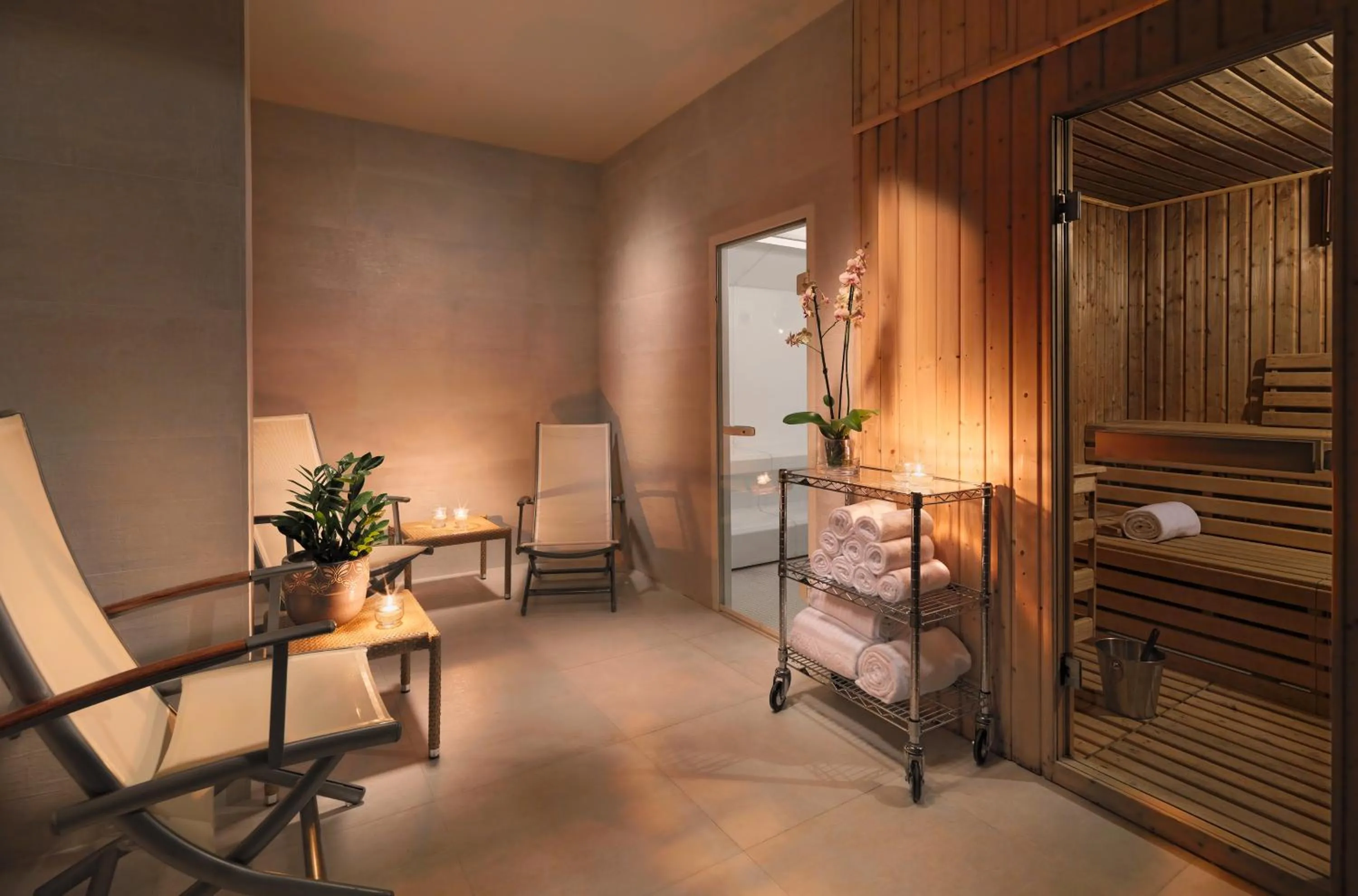 Sauna in Adrián Hoteles Jardines de Nivaria