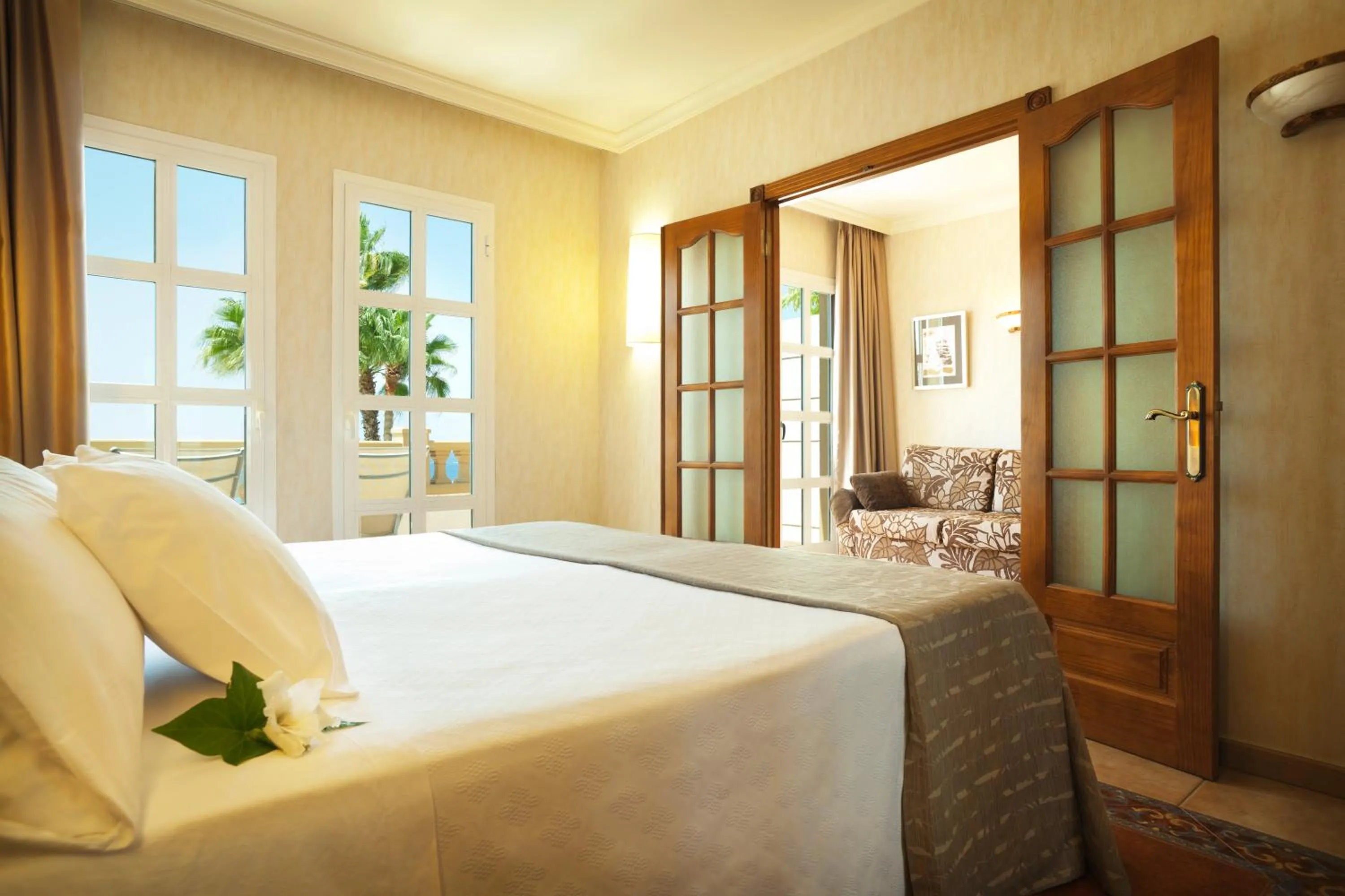 Bed in Adrián Hoteles Jardines de Nivaria