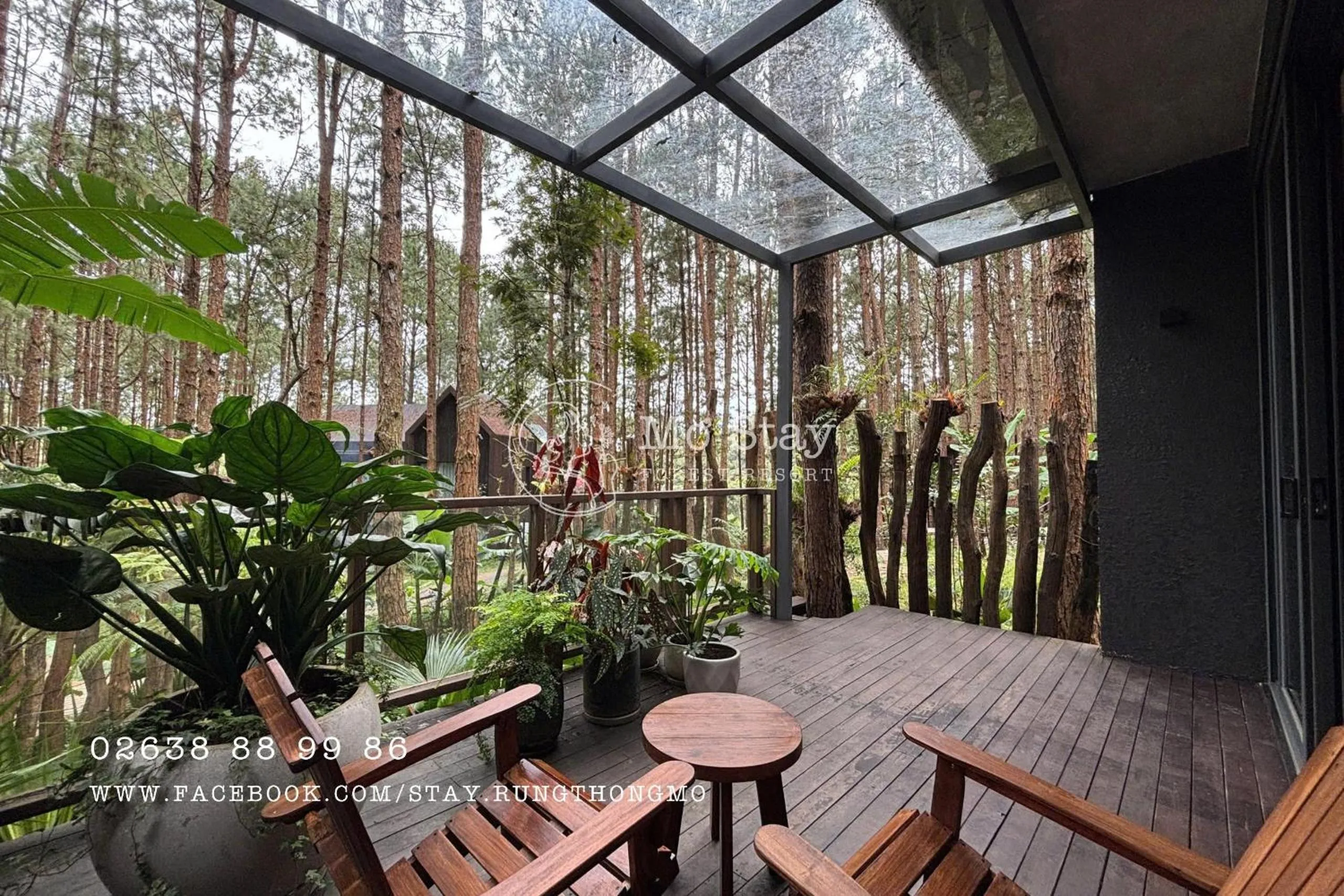 Balcony/Terrace in Mơ Stay - Forest Resort