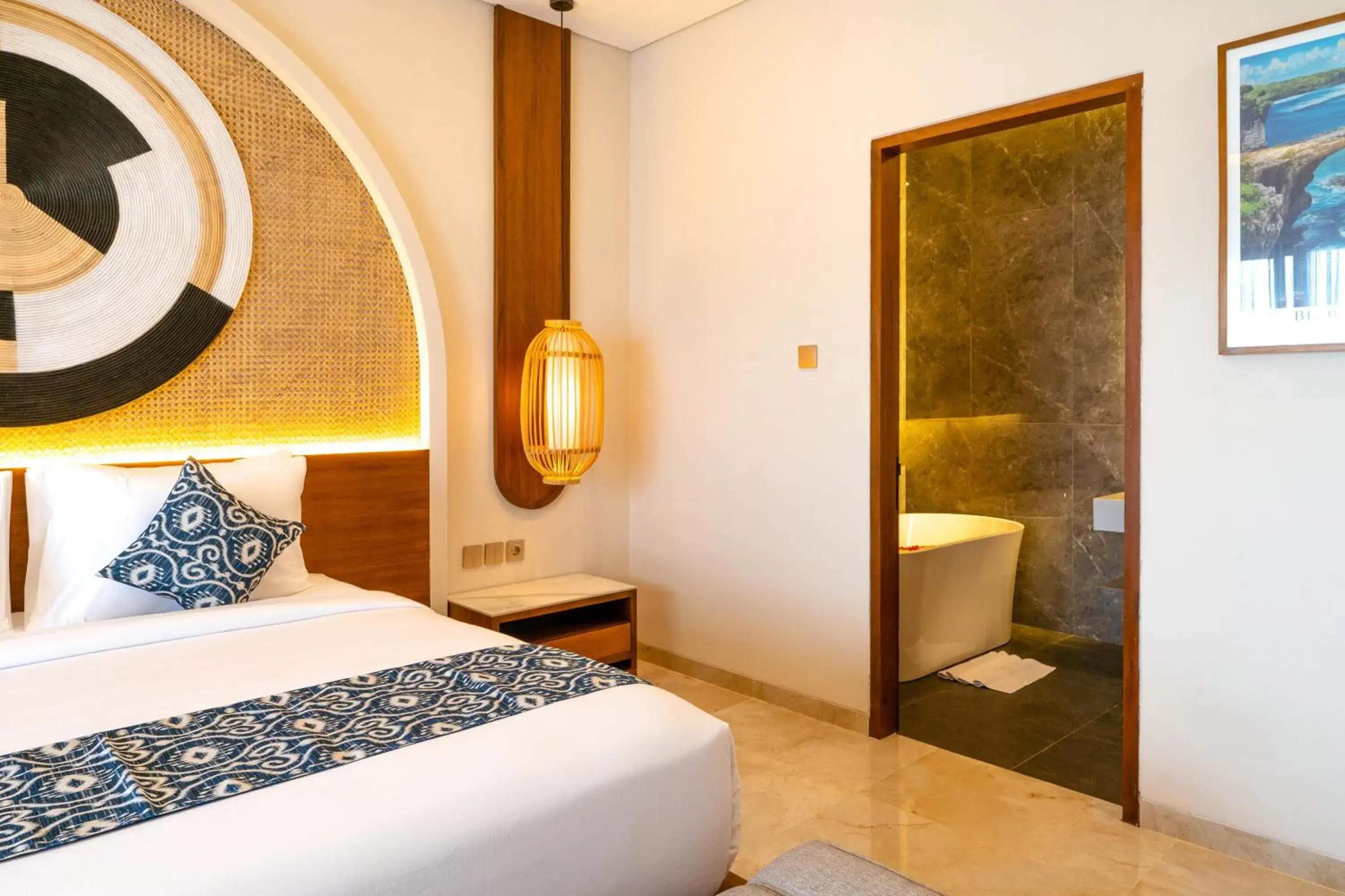 Bed in Khamara Beach Resort Bed in Khamara Beach Resort