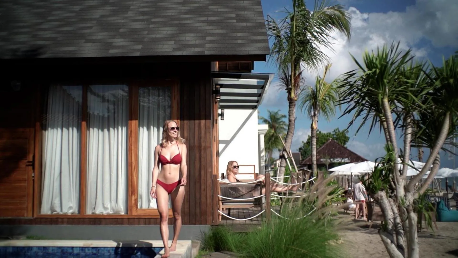 People in Khamara Nusa Penida