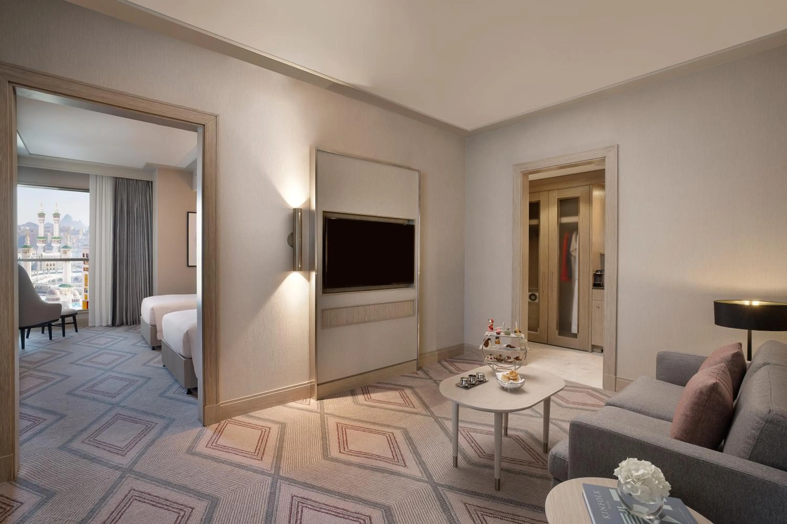 Living room, Bed in Jumeirah Jabal Omar Makkah