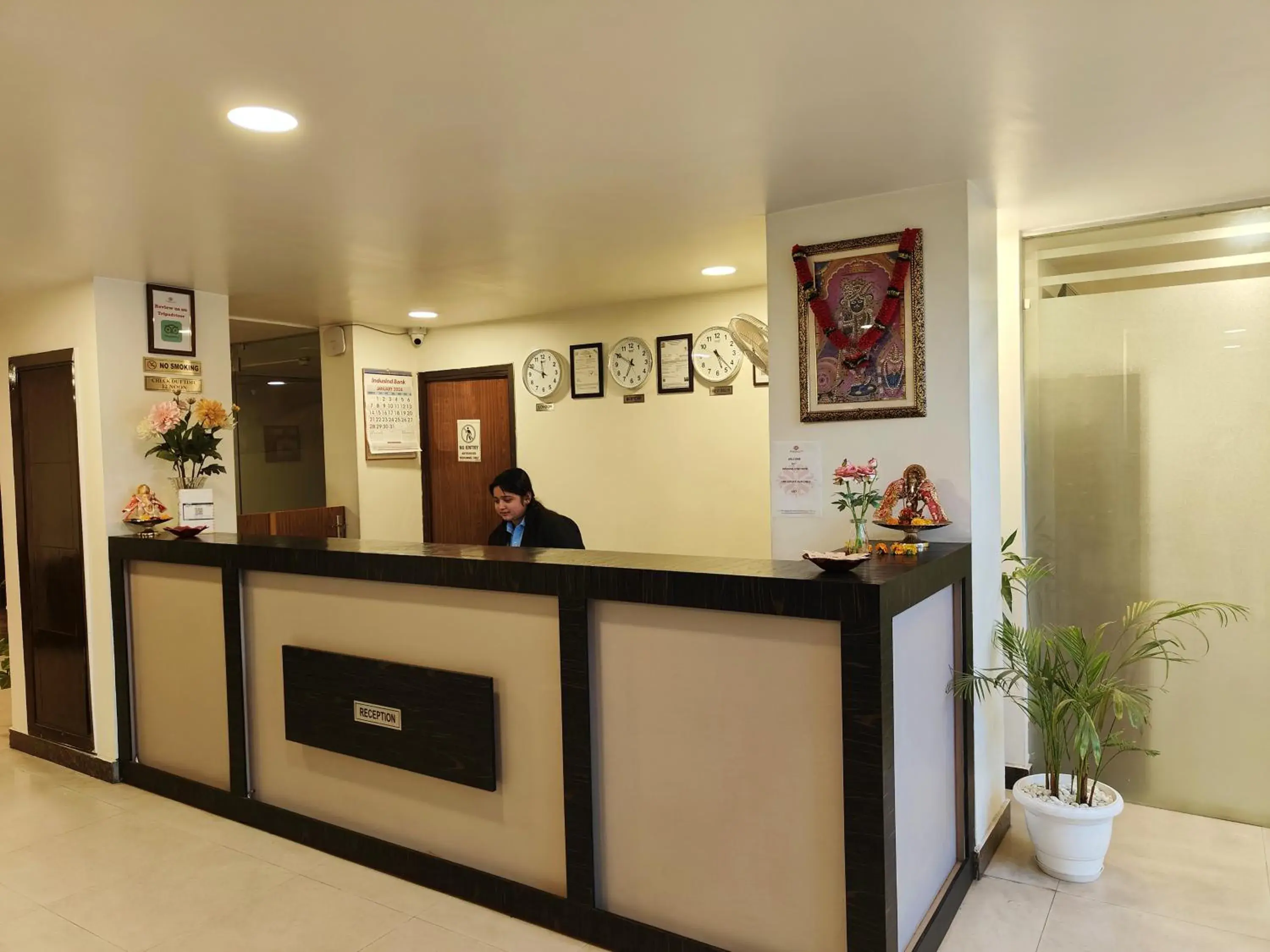 Lobby or reception in Rosemallow Hotel New Delhi Lobby or reception in Rosemallow Hotel New Delhi