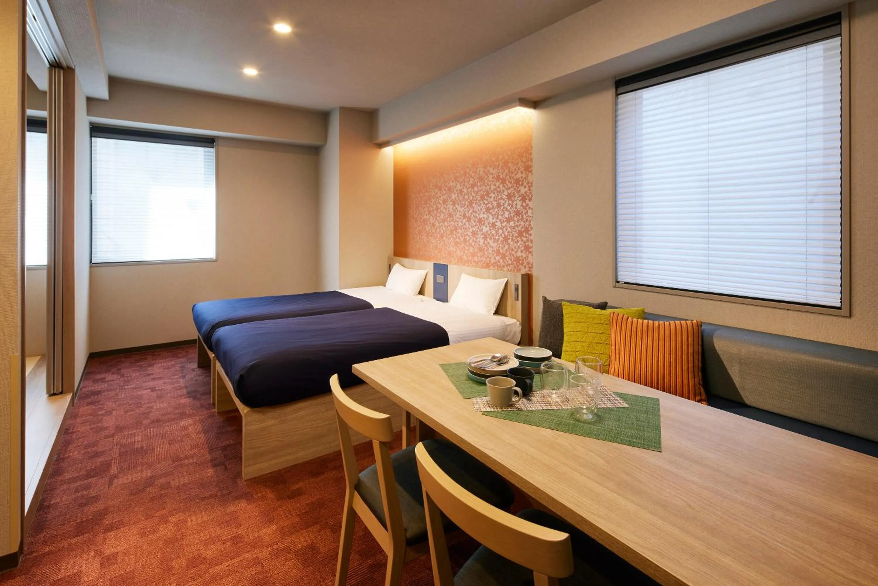 Photo of the whole room, Bed in Minn Nihonbashi