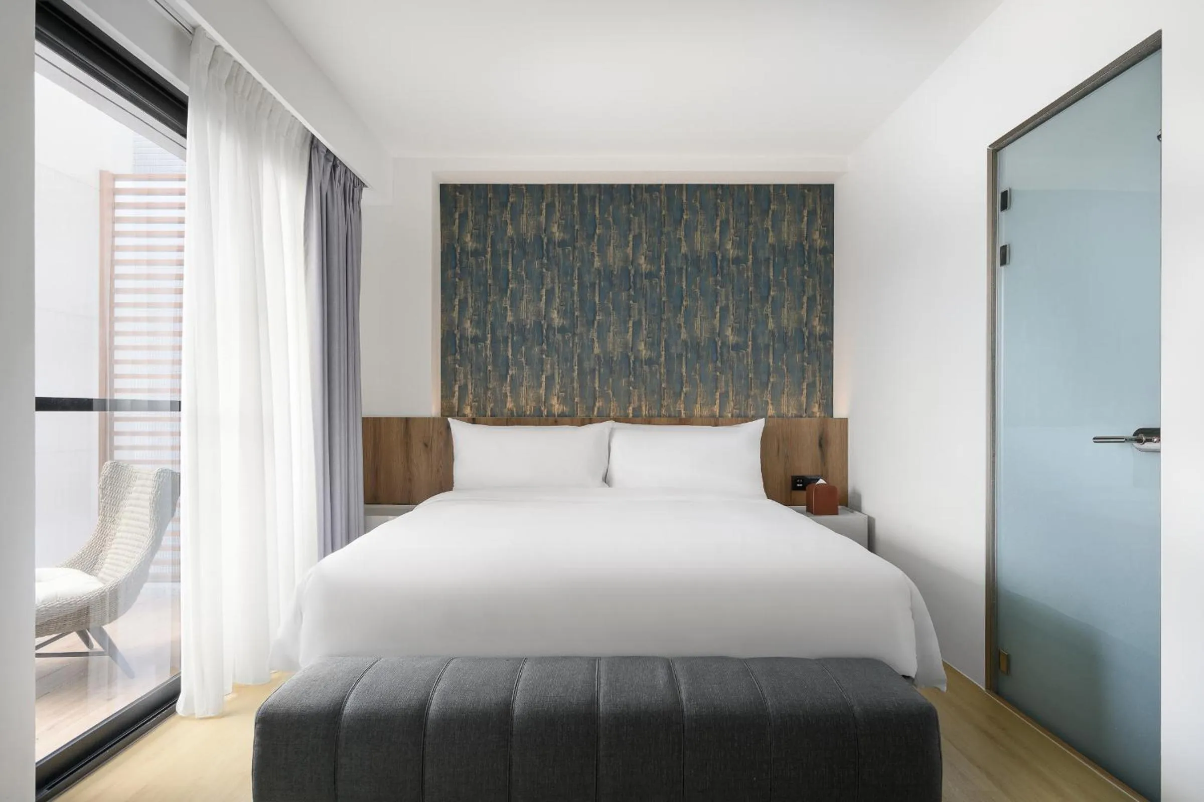 Bed in 禾淞津別邸 Kashotsu Bettei