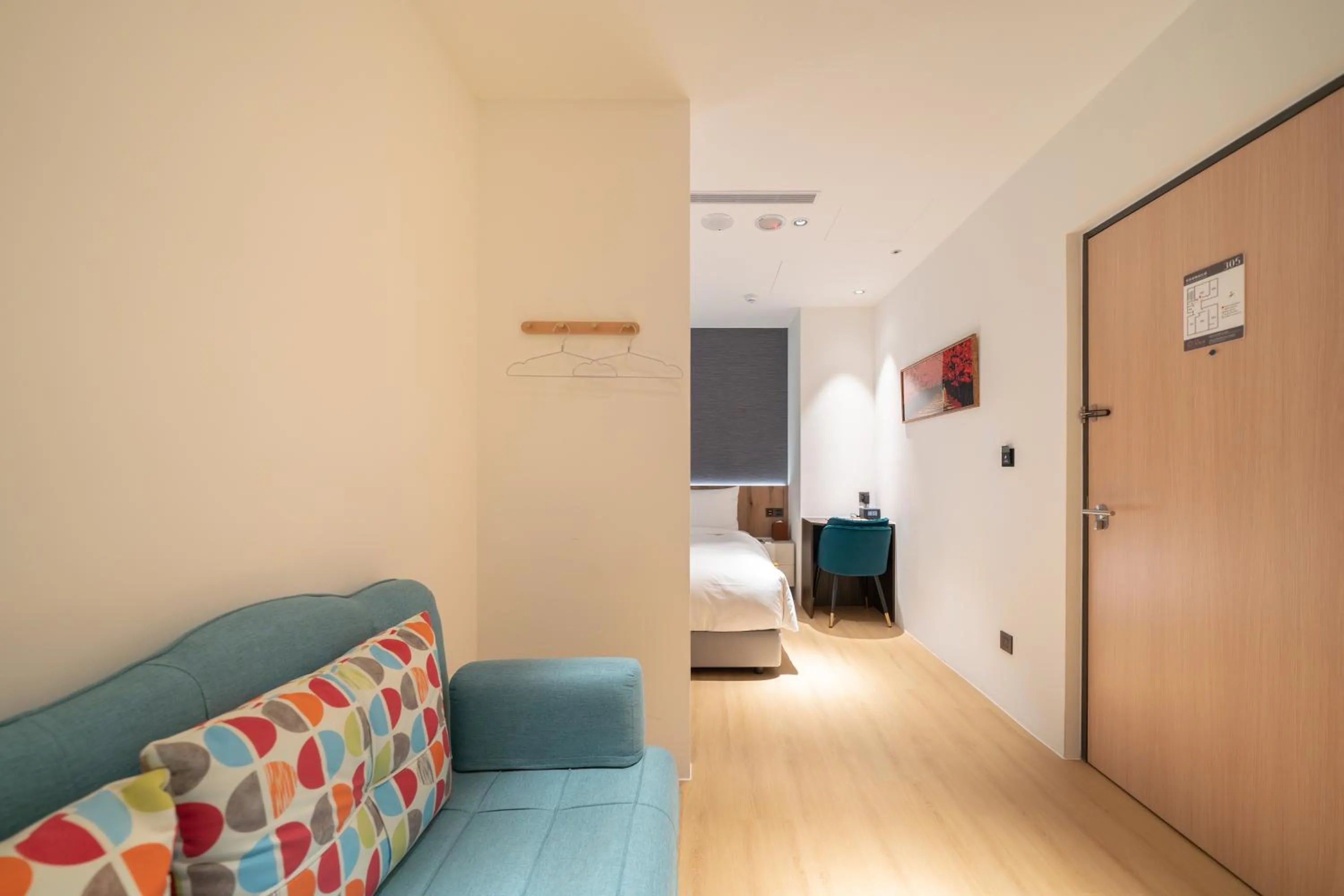 Photo of the whole room, Bed in 禾淞津別邸 Kashotsu Bettei