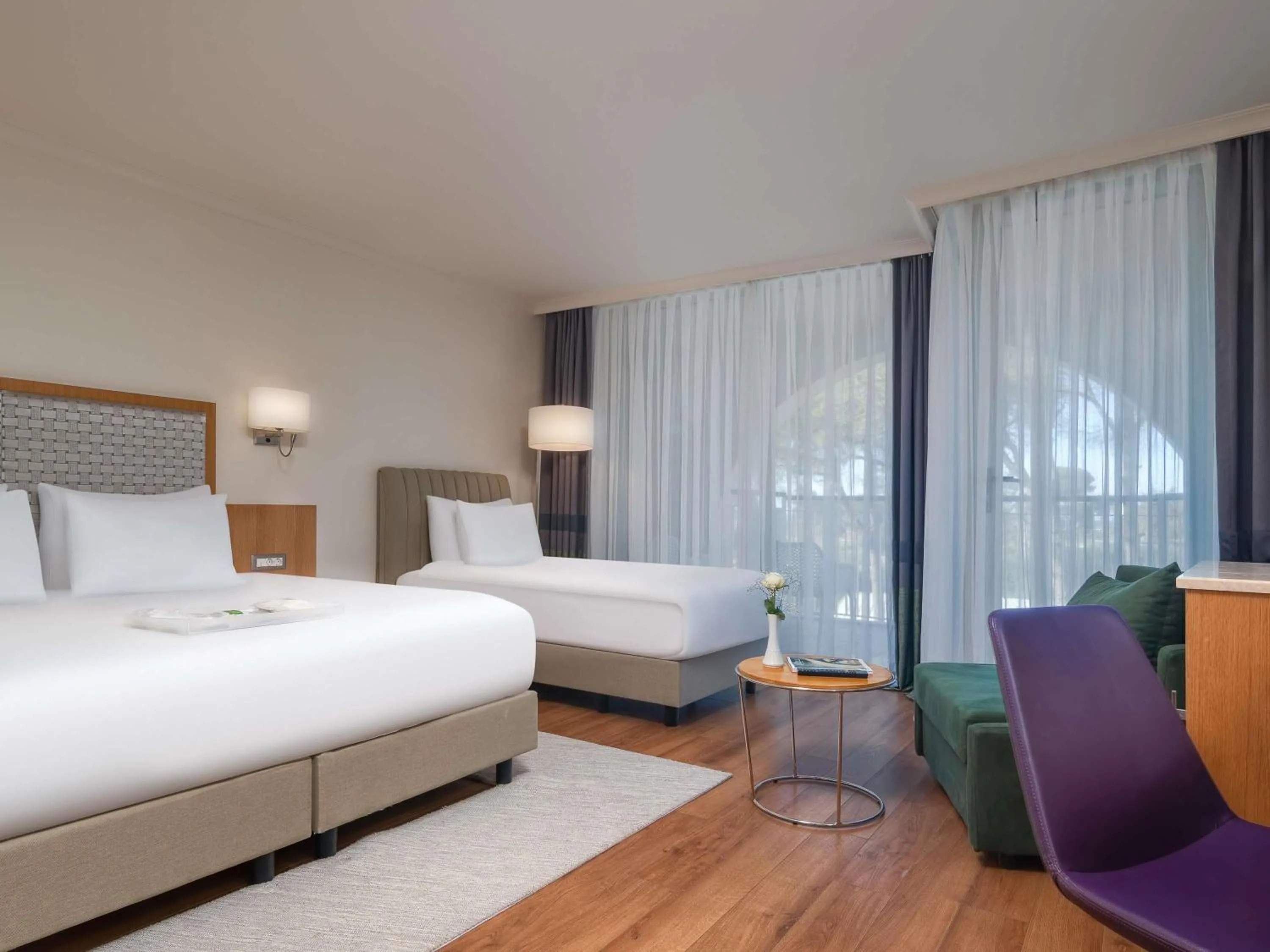 Bedroom, Bed in Rixos Park Belek - The Land Of Legends Access