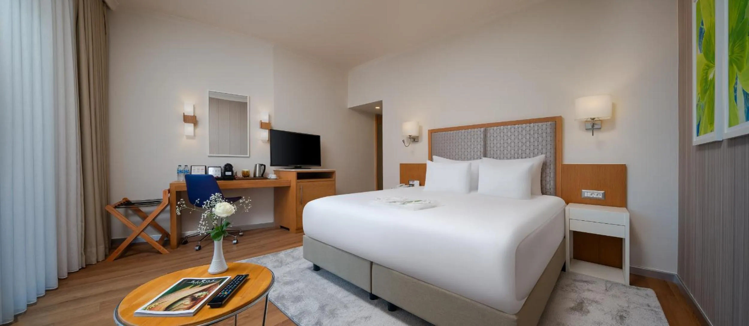 Bedroom, Bed in Rixos Park Belek - The Land Of Legends Access