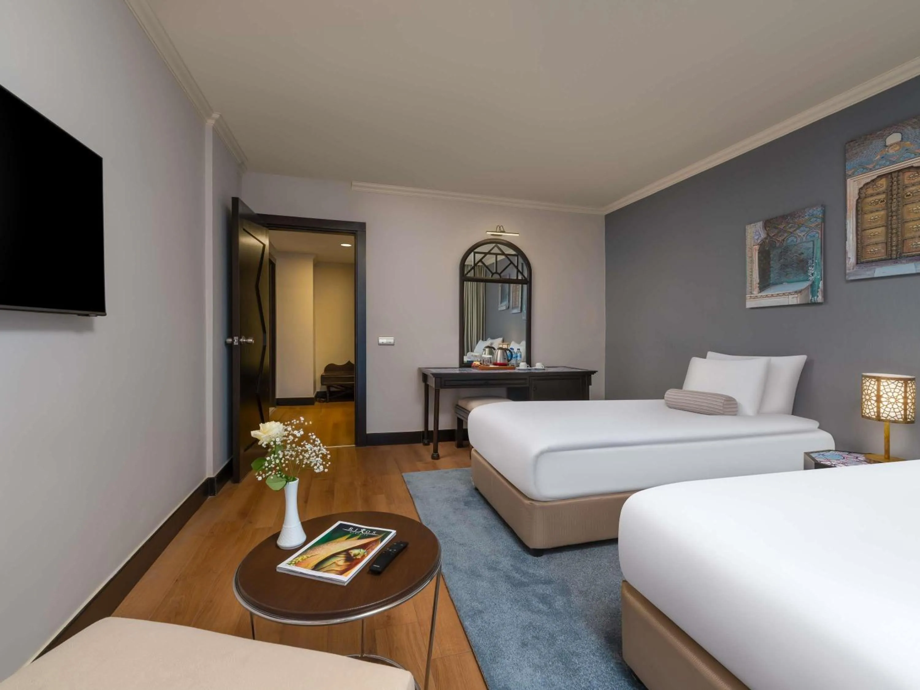 Bedroom, Bed in Rixos Park Belek - The Land Of Legends Access