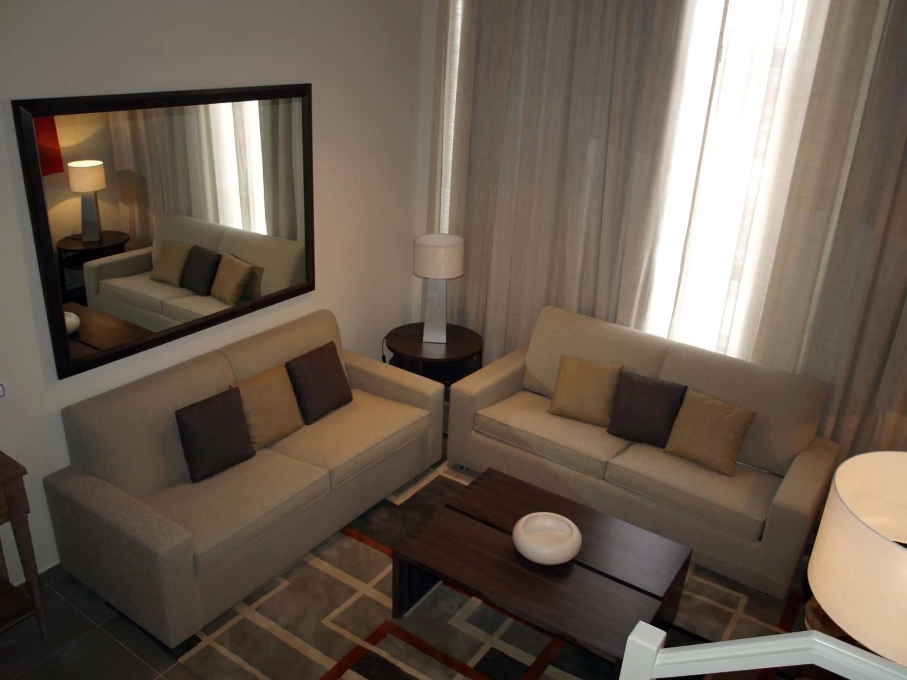 Living room in Eco Alcalá Suites