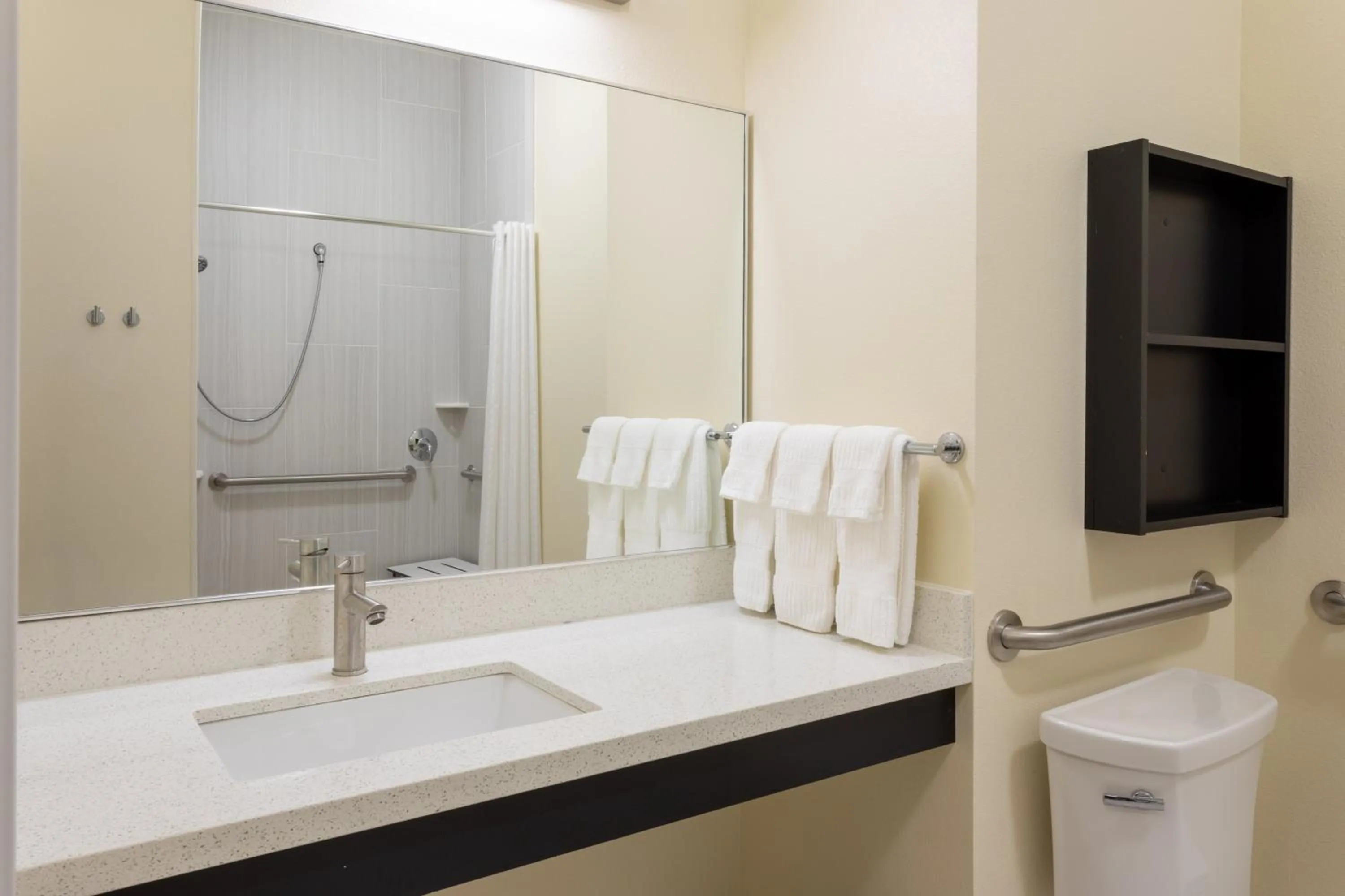 Bathroom in Candlewood Suites - Rochester Mayo Clinic Area