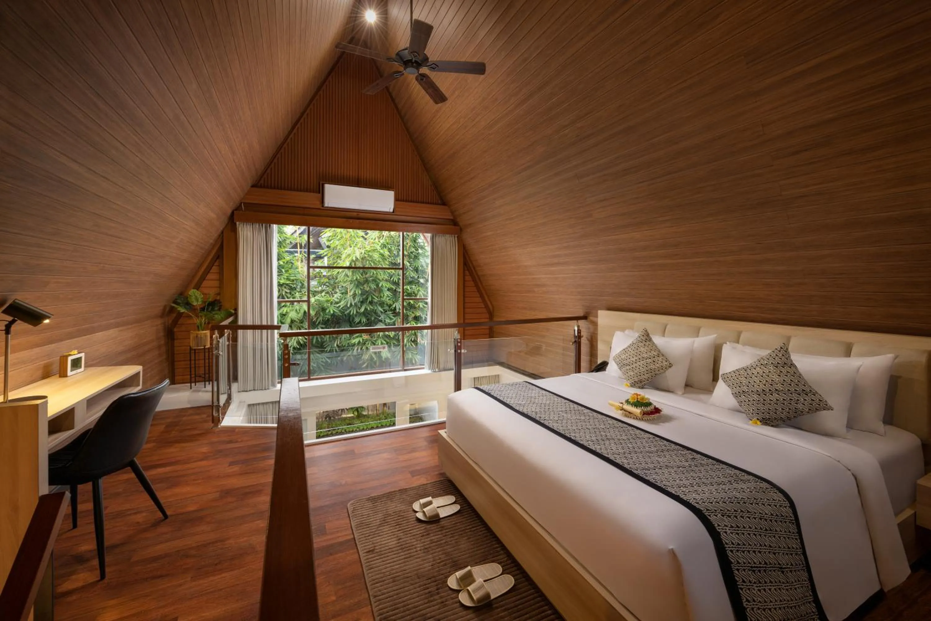 Bed in Kanhara Villas Ubud by GenuineHost