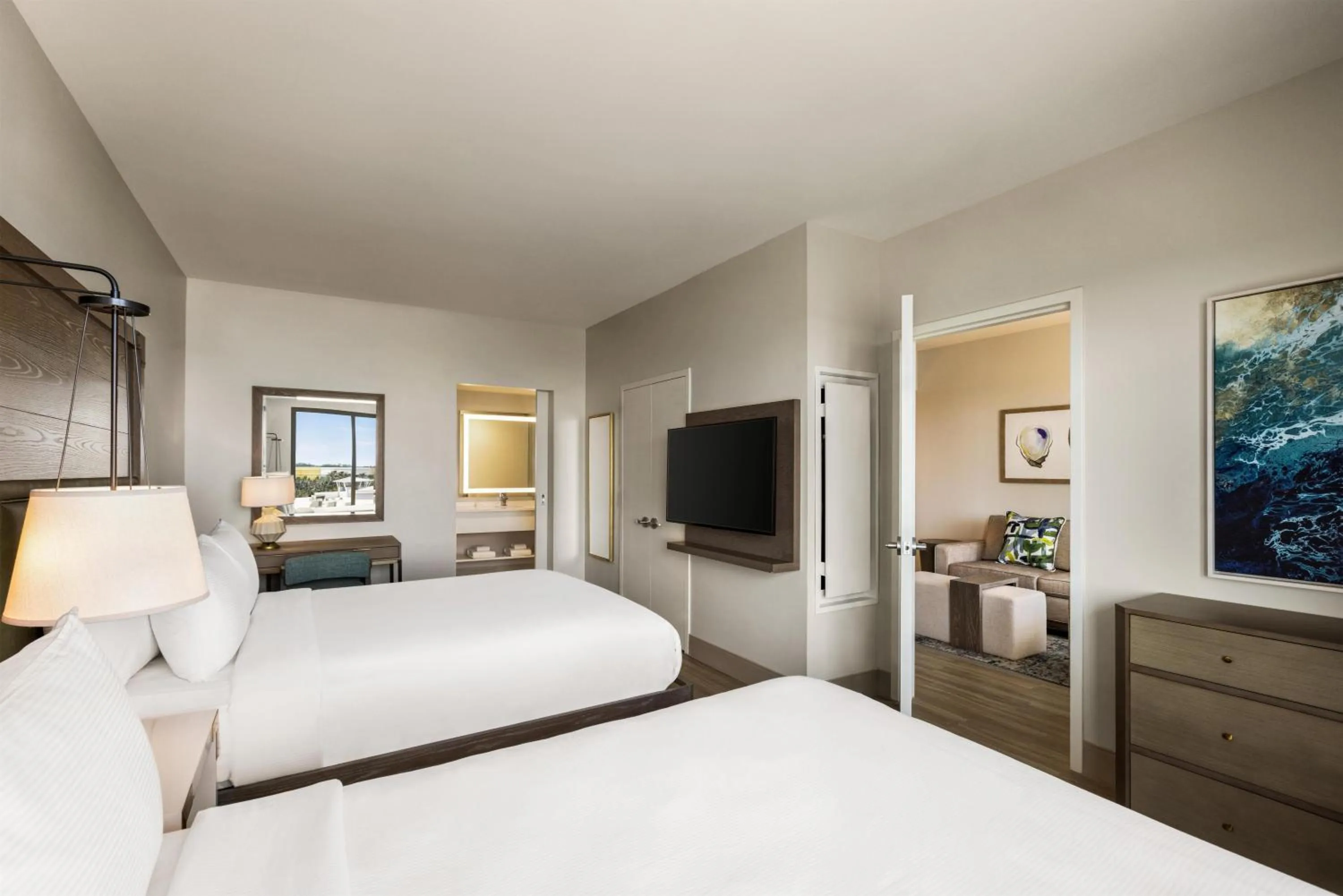 Bedroom, Bed in Embassy Suites By Hilton Panama City Beach Resort