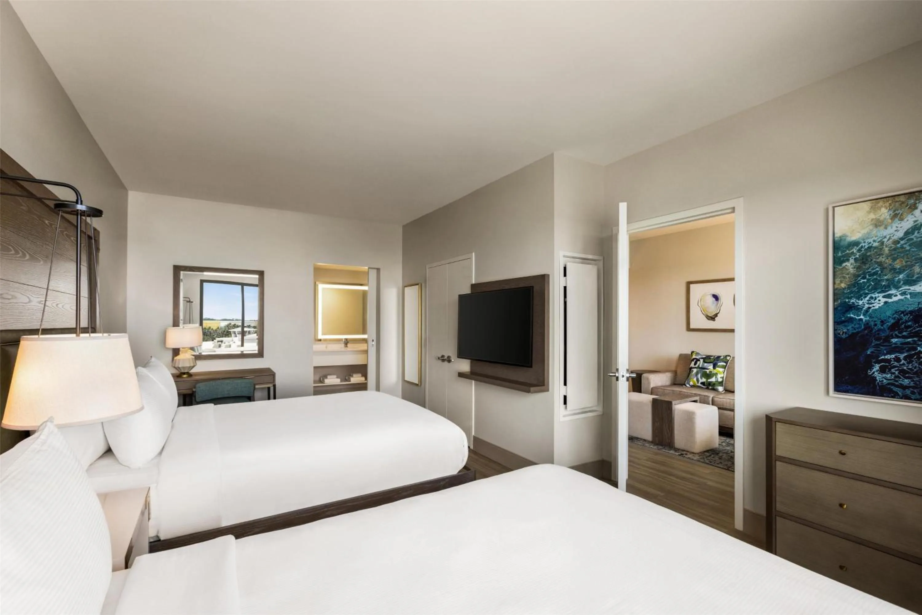 Bedroom, Bed in Embassy Suites By Hilton Panama City Beach Resort