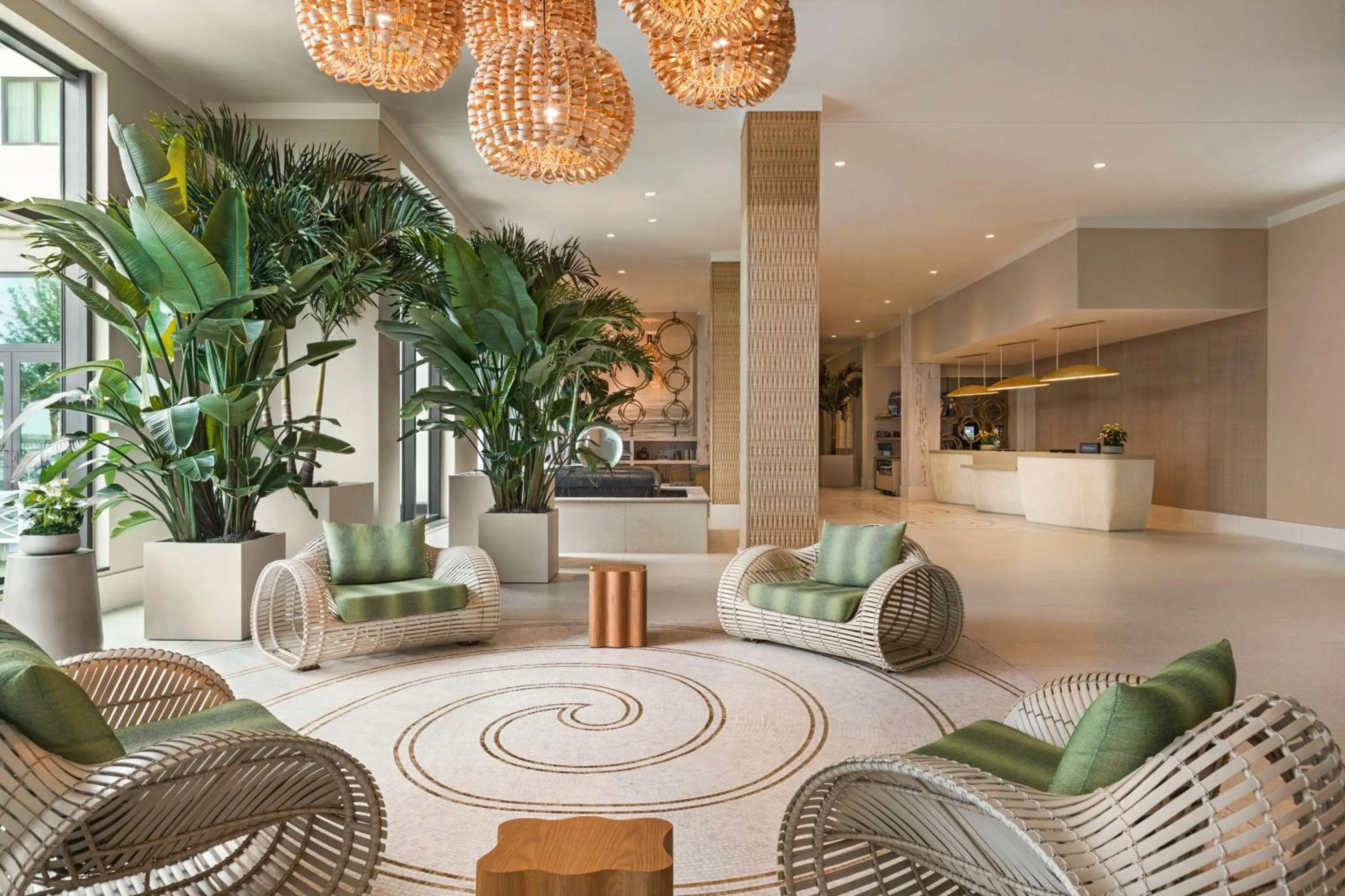 Lobby or reception in Embassy Suites By Hilton Panama City Beach Resort