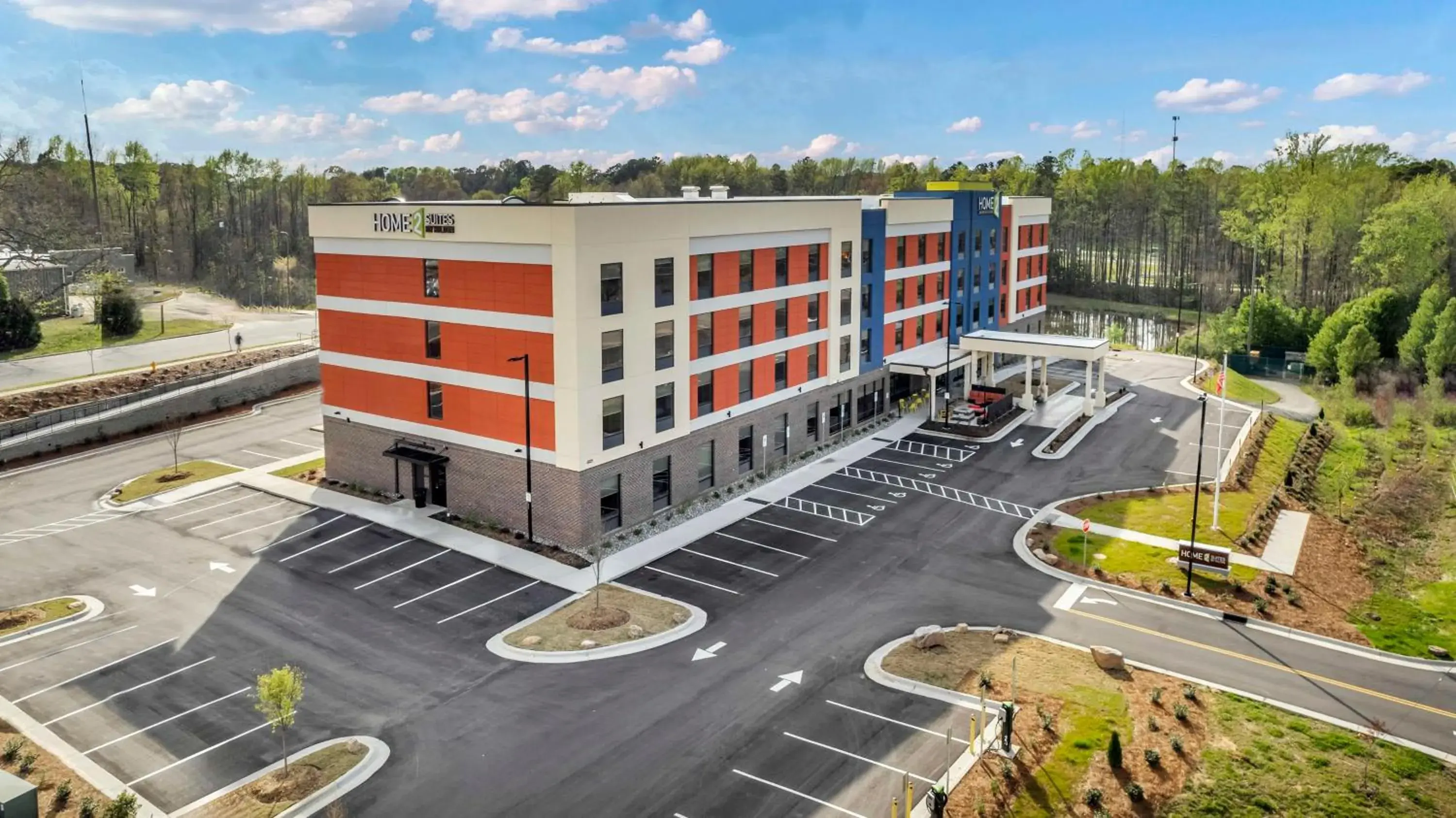 Property building in Home2 Suites By Hilton Raleigh State Arena Property building in Home2 Suites By Hilton Raleigh State Arena
