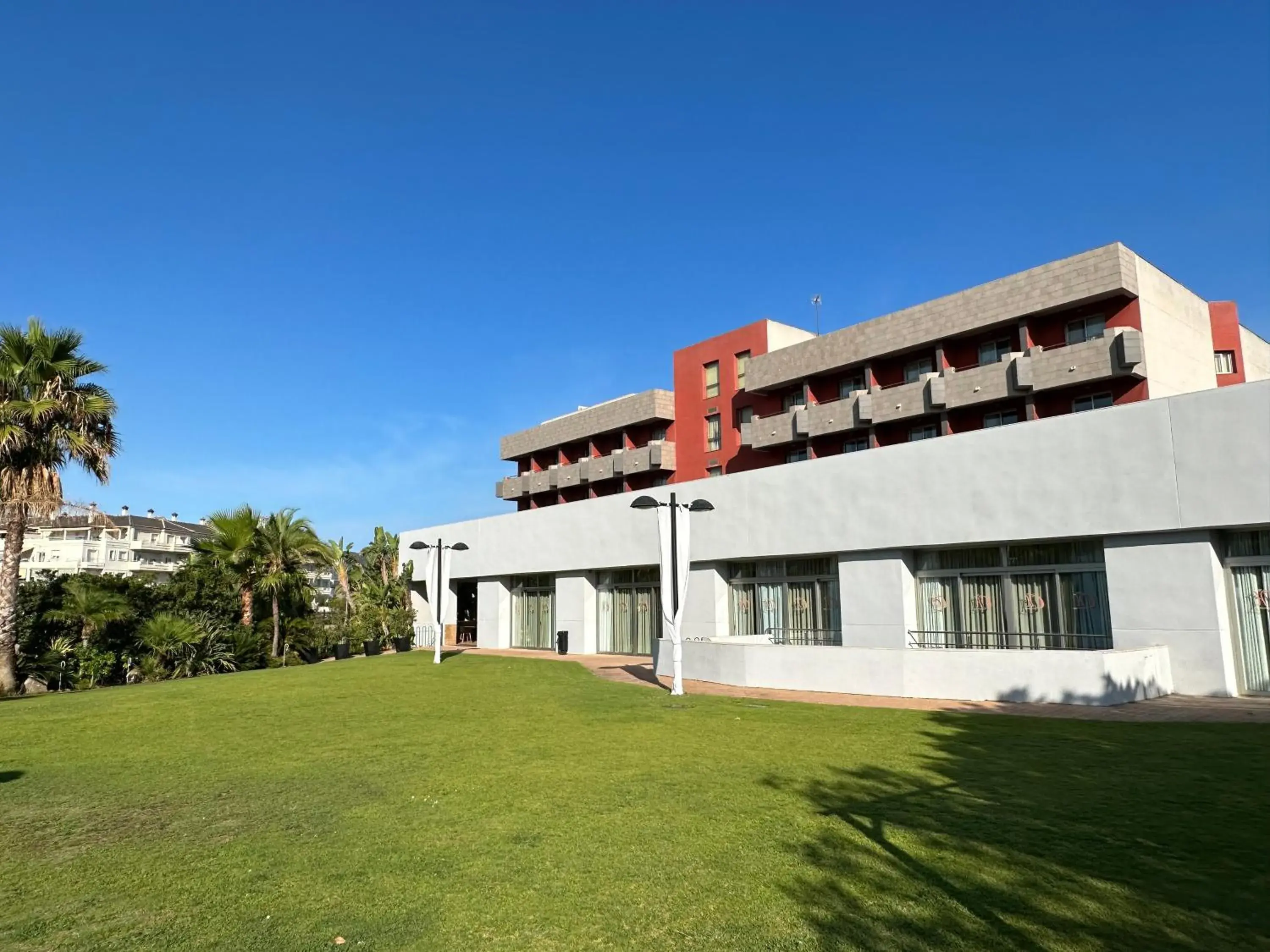 Garden view in Hotel Montera Plaza Garden view in Hotel Montera Plaza