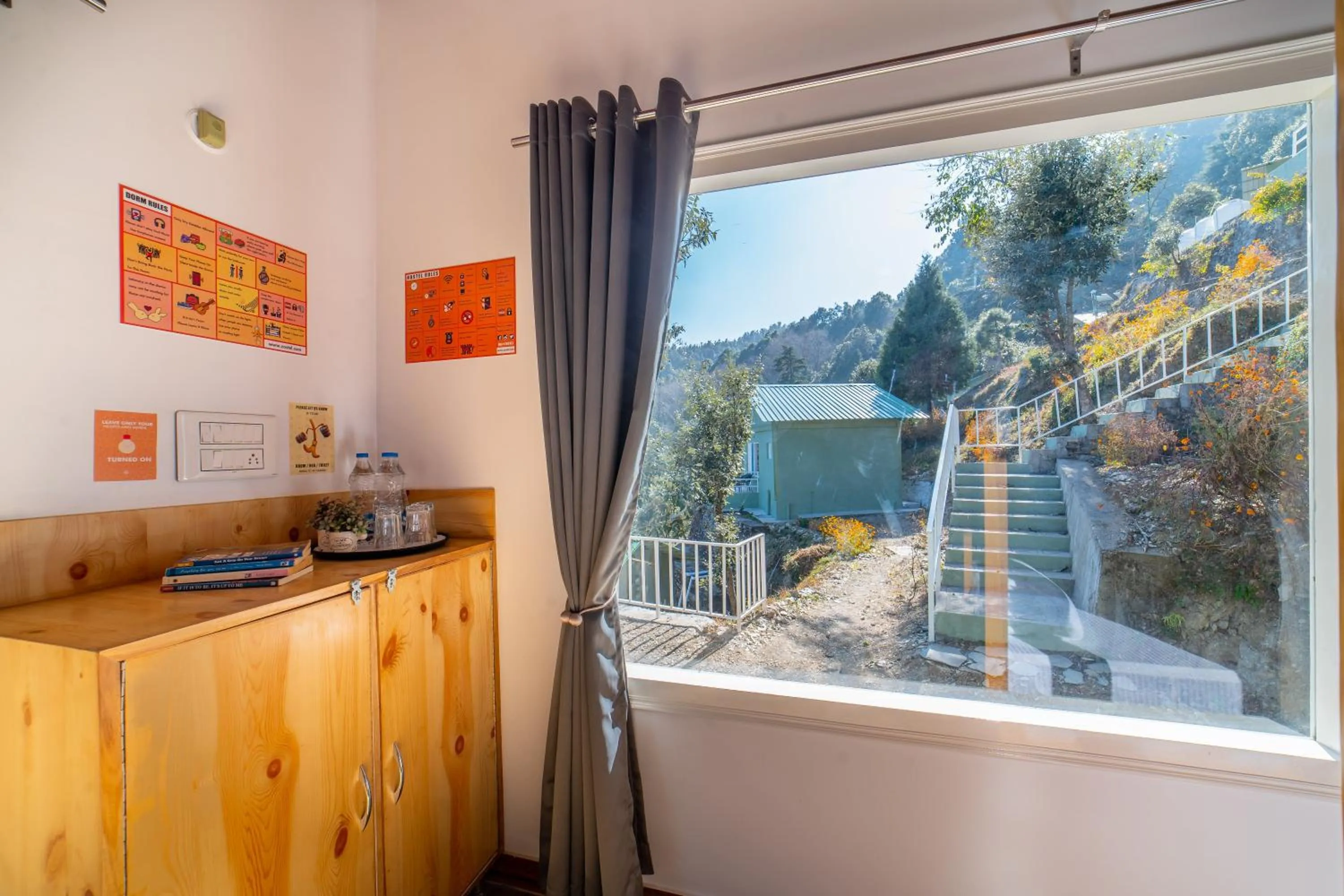 View (from property/room) in Zostel Plus Nainital (Naina Range)
