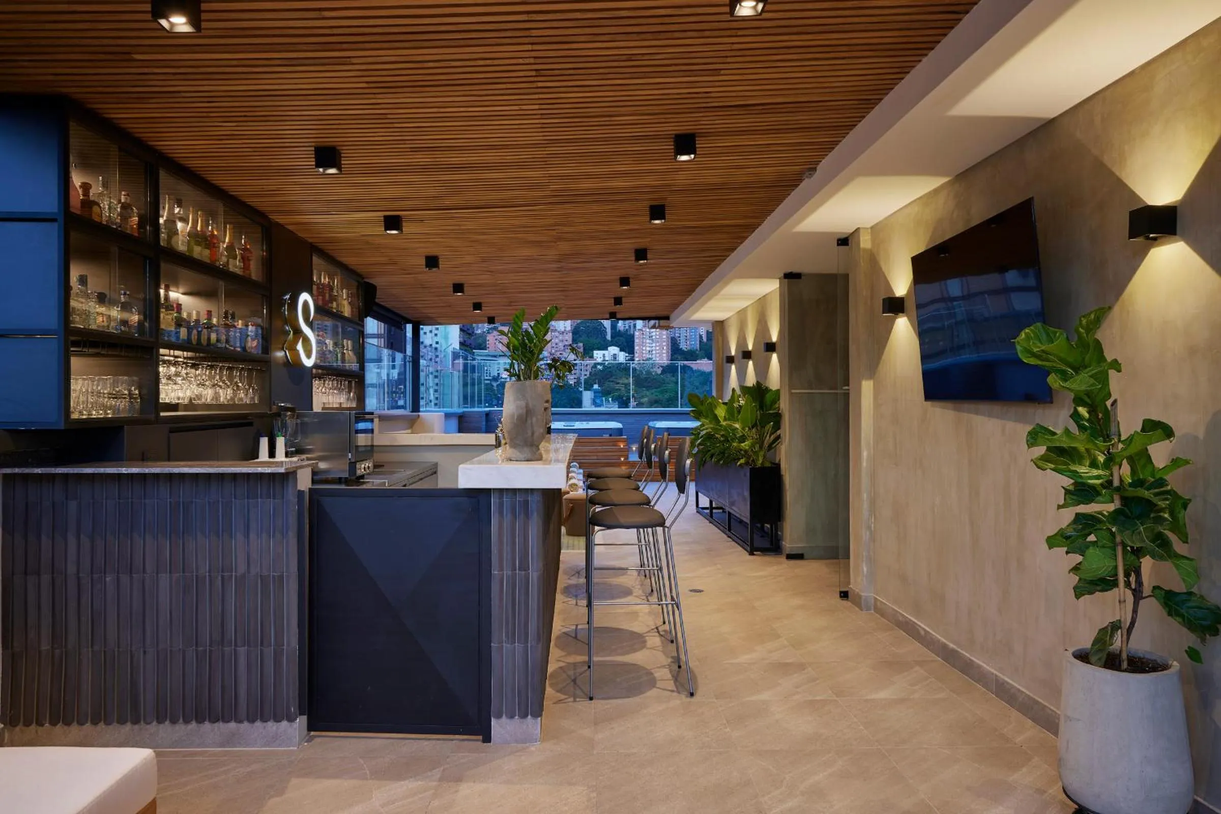 Lounge or bar in Hotel Selis