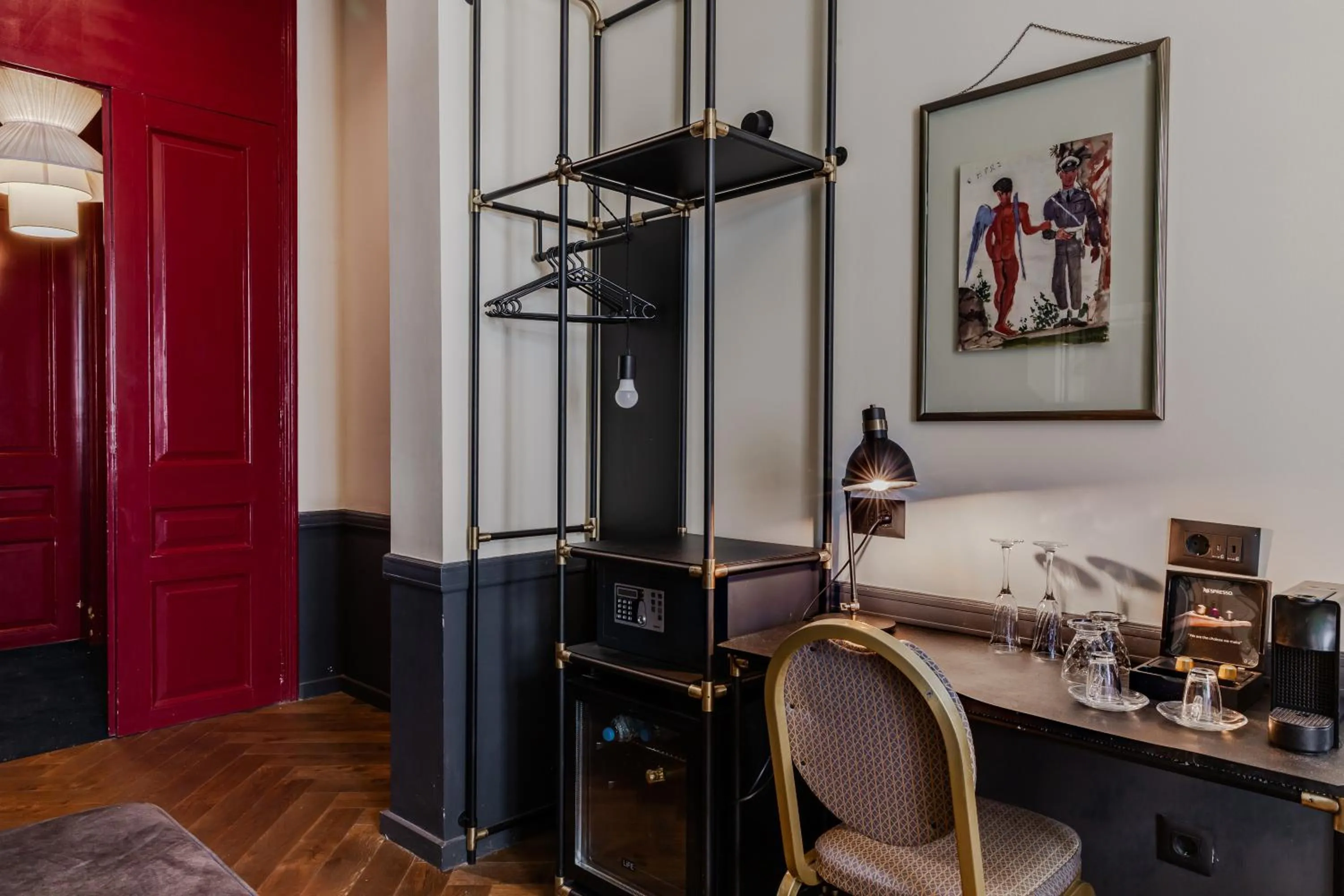Living room in SoHo Athinas 60