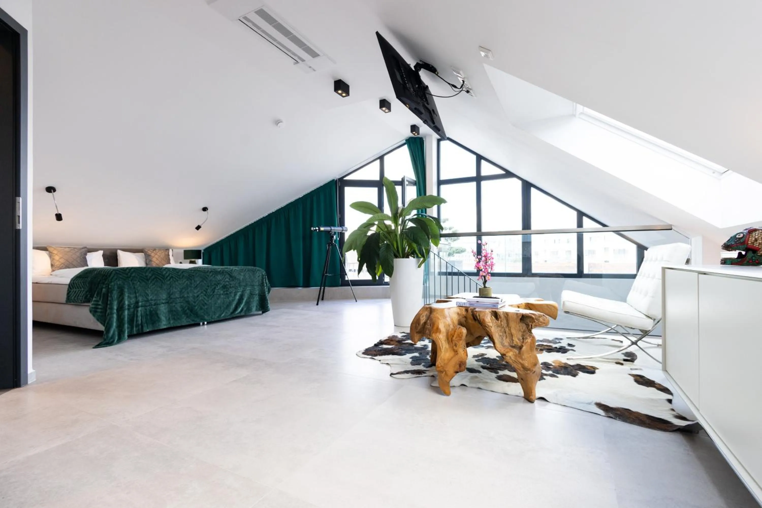Bedroom in THE Penthouse at Eco Smart Apartments