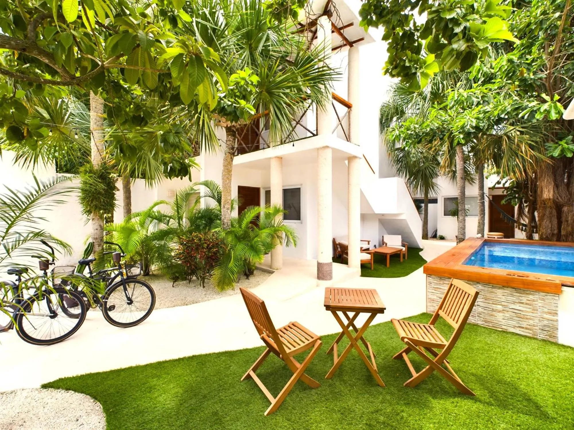 Garden view in SAYU - Suites