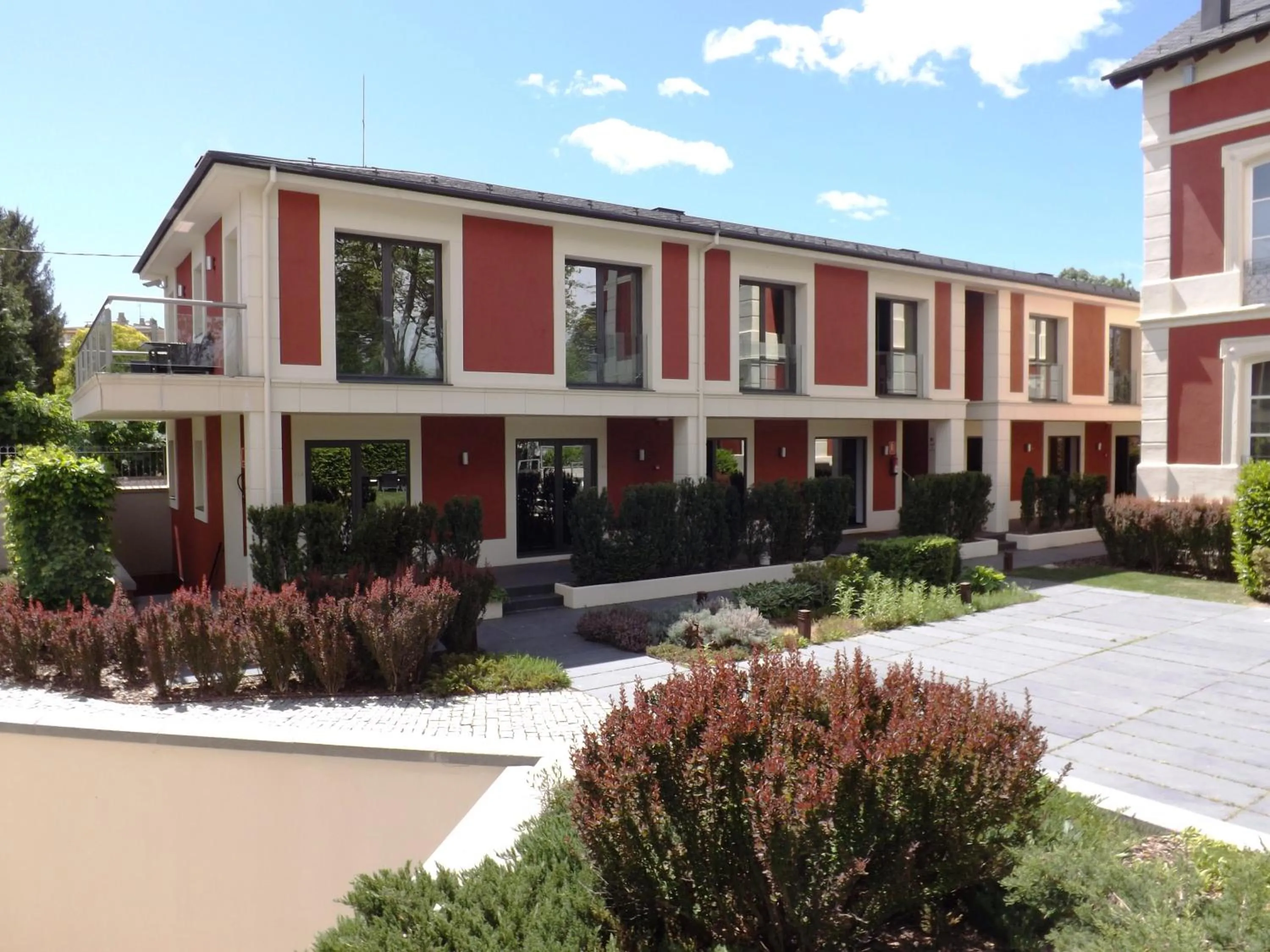 Property building in Hotel Villa Paulita