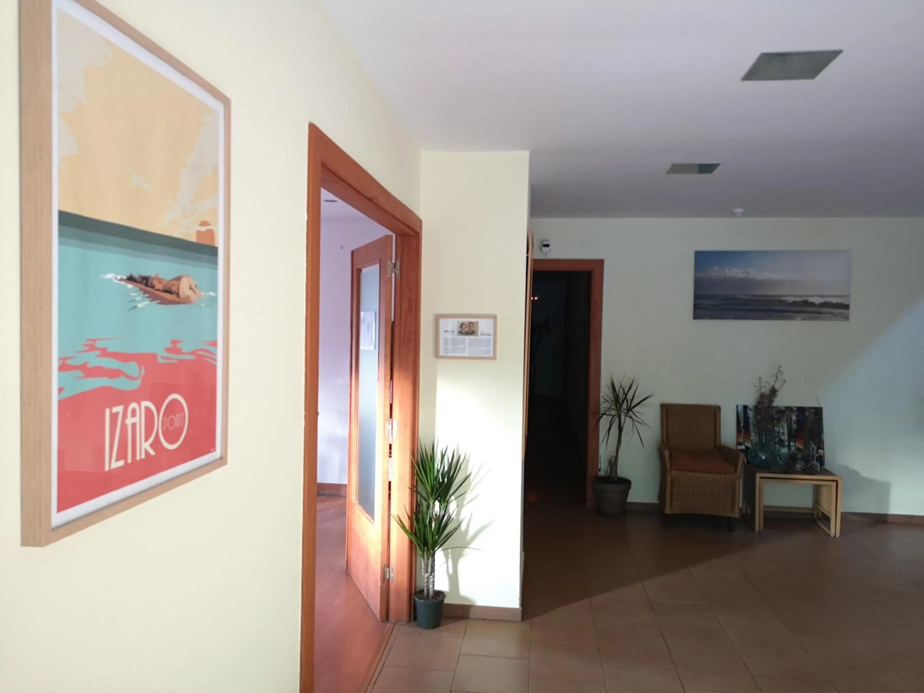 Lobby or reception in Hotel Ibaigune