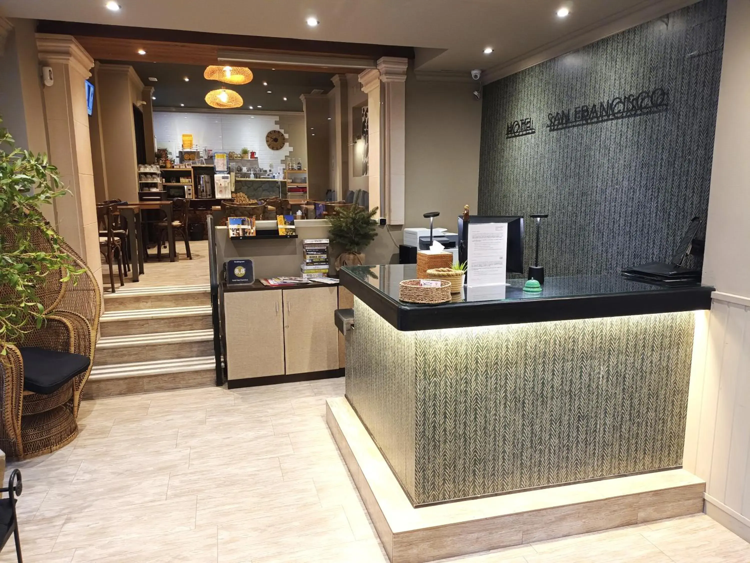 Lobby or reception in Hotel San Francisco Lobby or reception in Hotel San Francisco