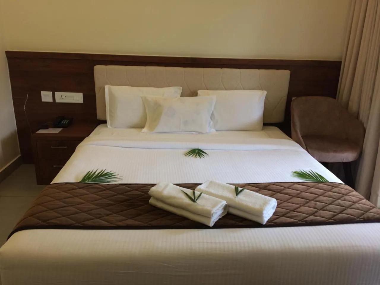 Bedroom, Bed in Royalton Residency