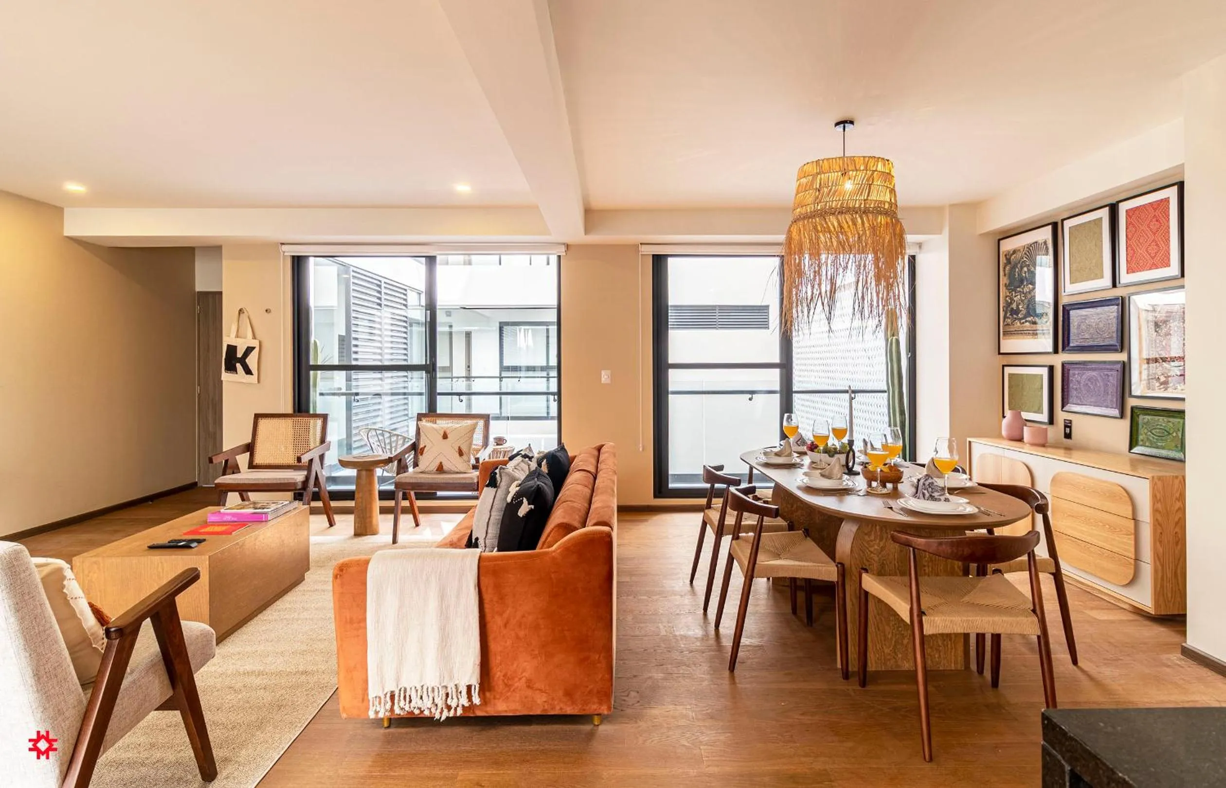 Seating area in Casa Colima by Kukun