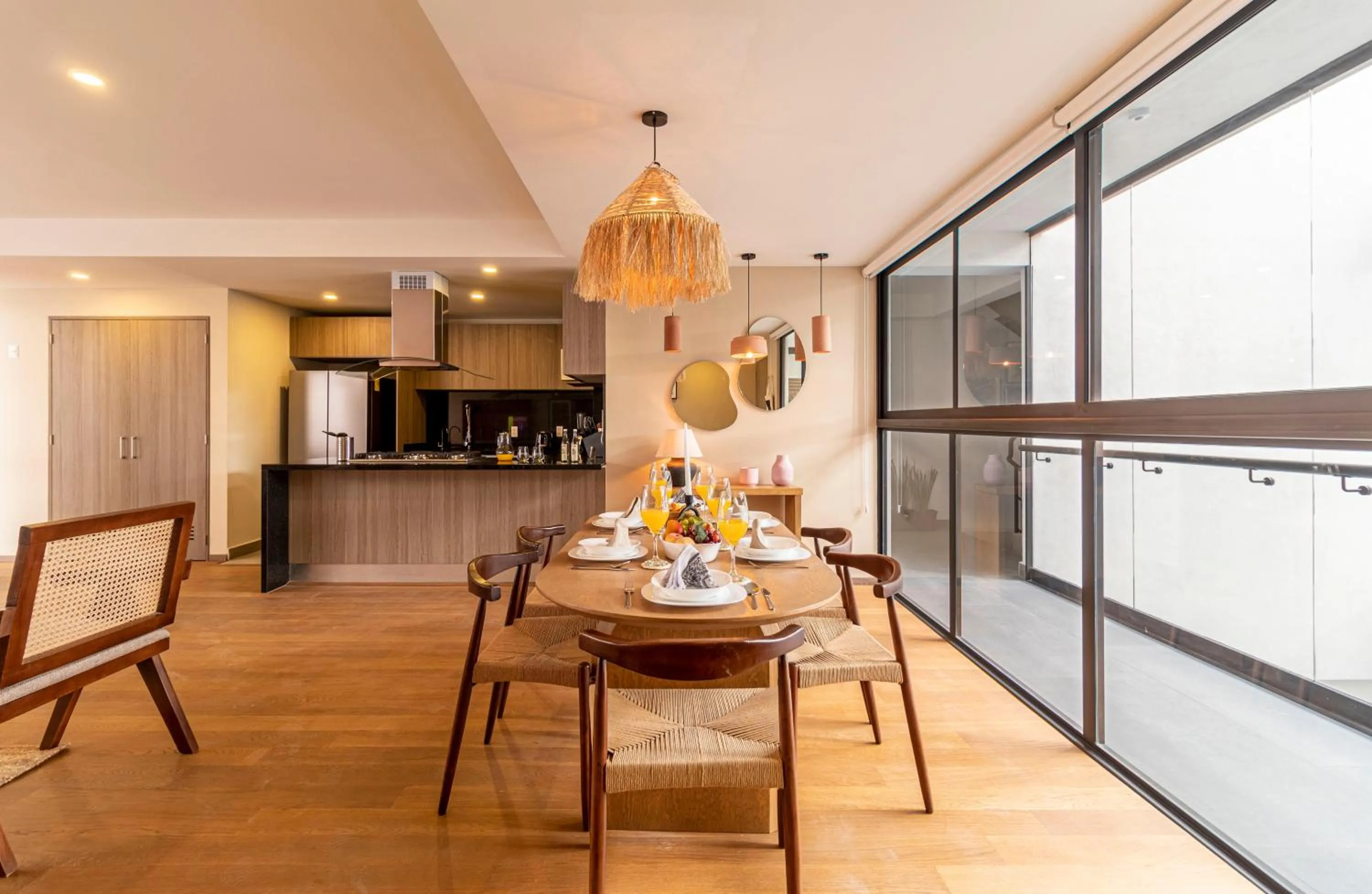 Dining area in Casa Colima by Kukun